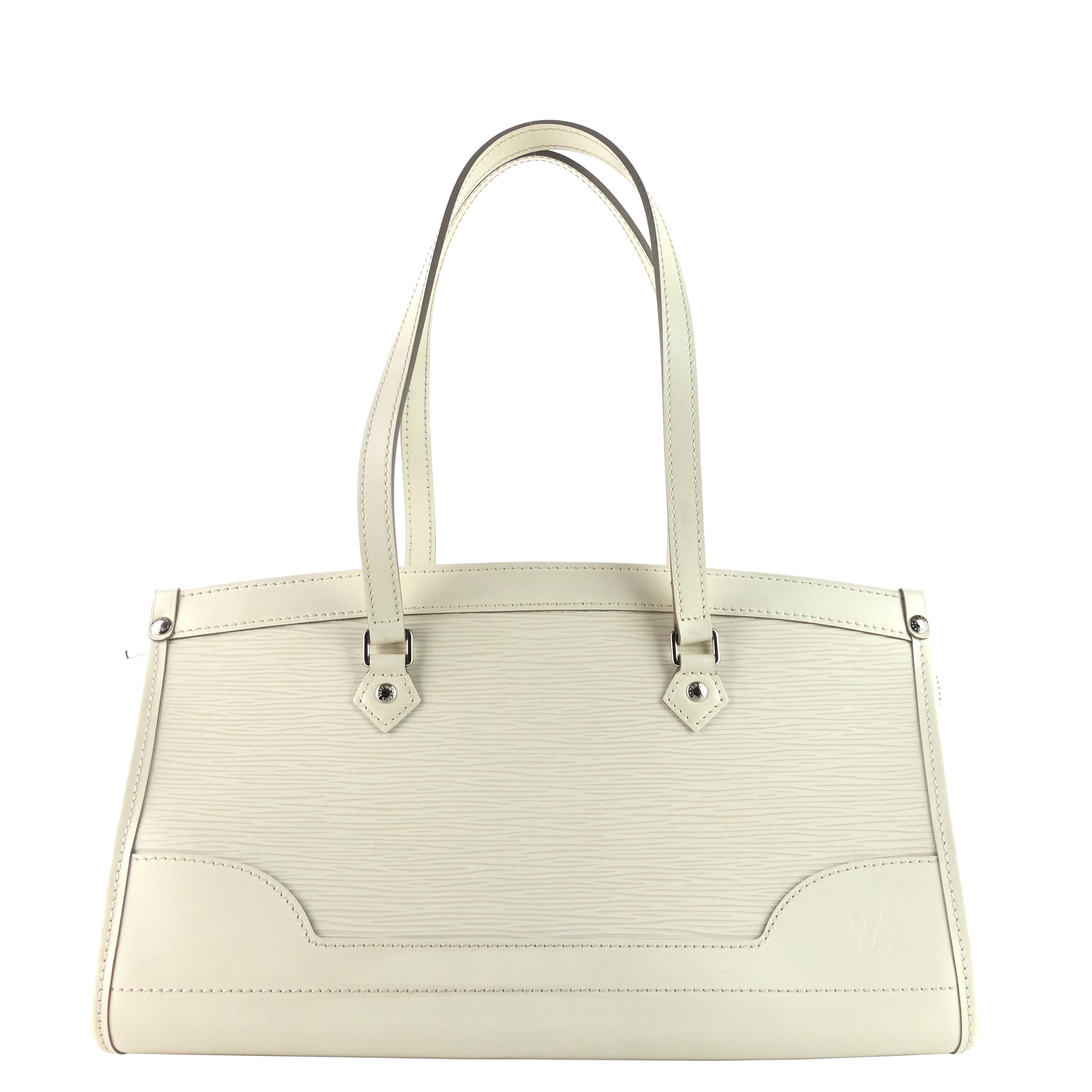 Louis Vuitto Madelaine White Epi Leather Handbag