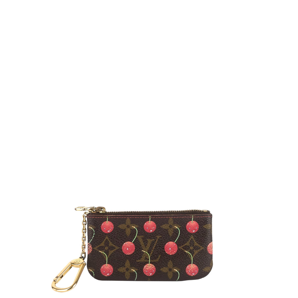 Louis Vuitto Cerises Monogram Canvas Key Pouch