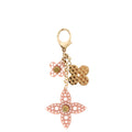 Louis Vuitto Flower Antique Brass and Resin Rock Charm