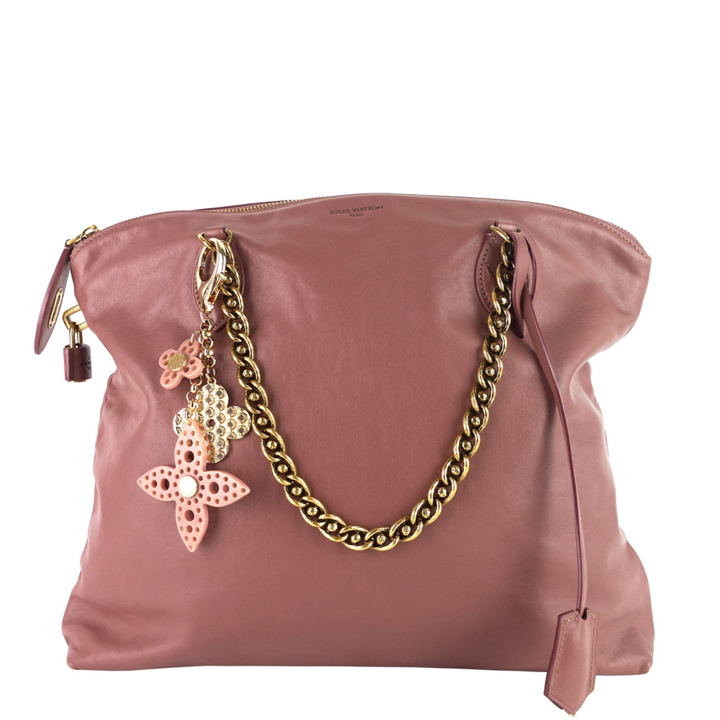 Louis Vuitto Flower Antique Brass and Resin Rock Charm