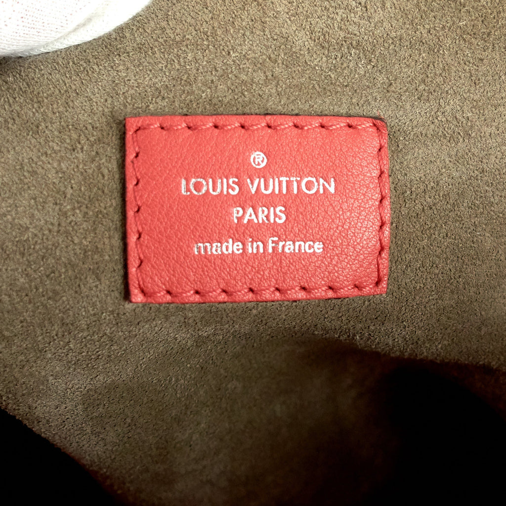 Louis Vuitto Parnassea Bagatelle Veau Soie Calfskin Leather Bag