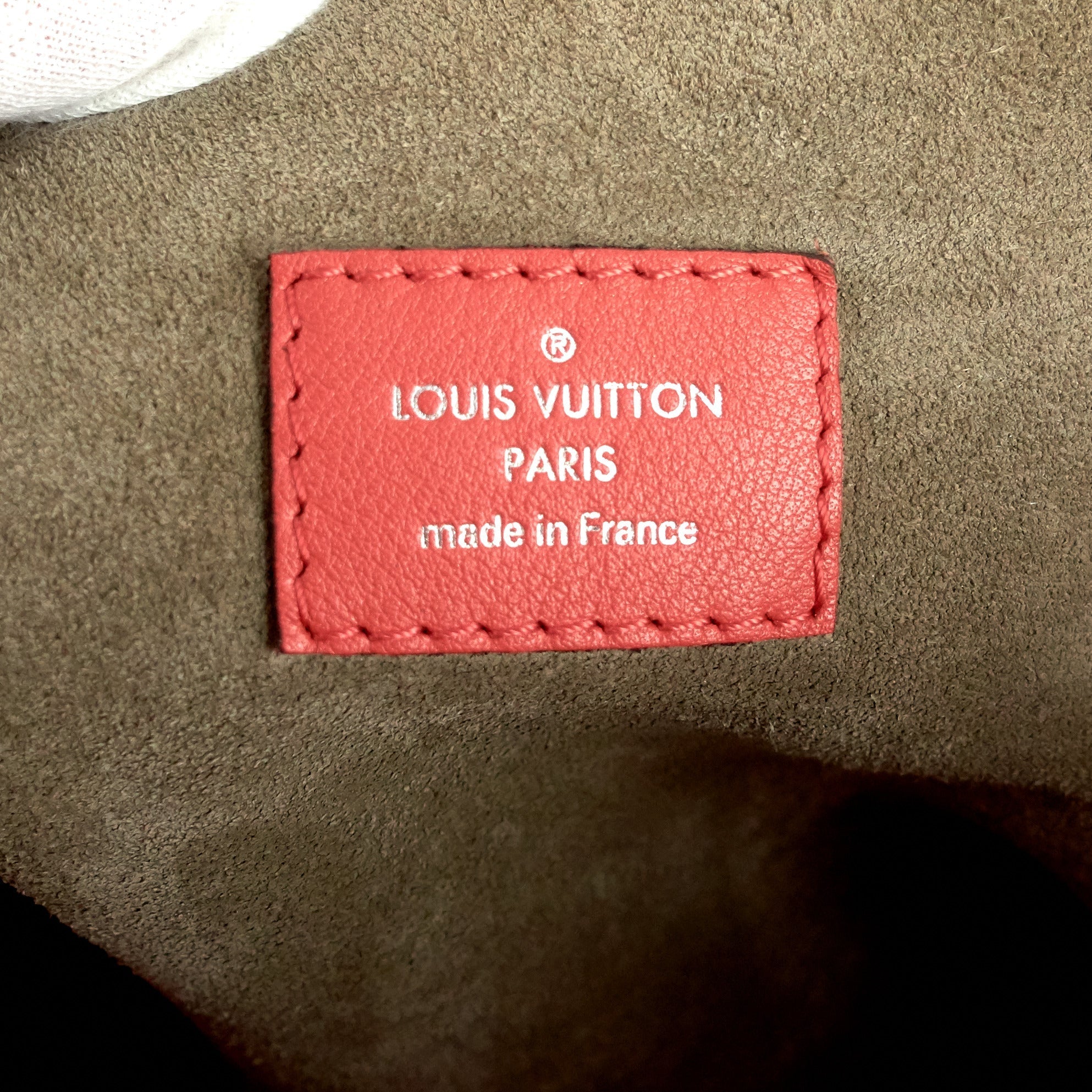 Louis Vuitto Parnassea Bagatelle Veau Soie Calfskin Leather Bag