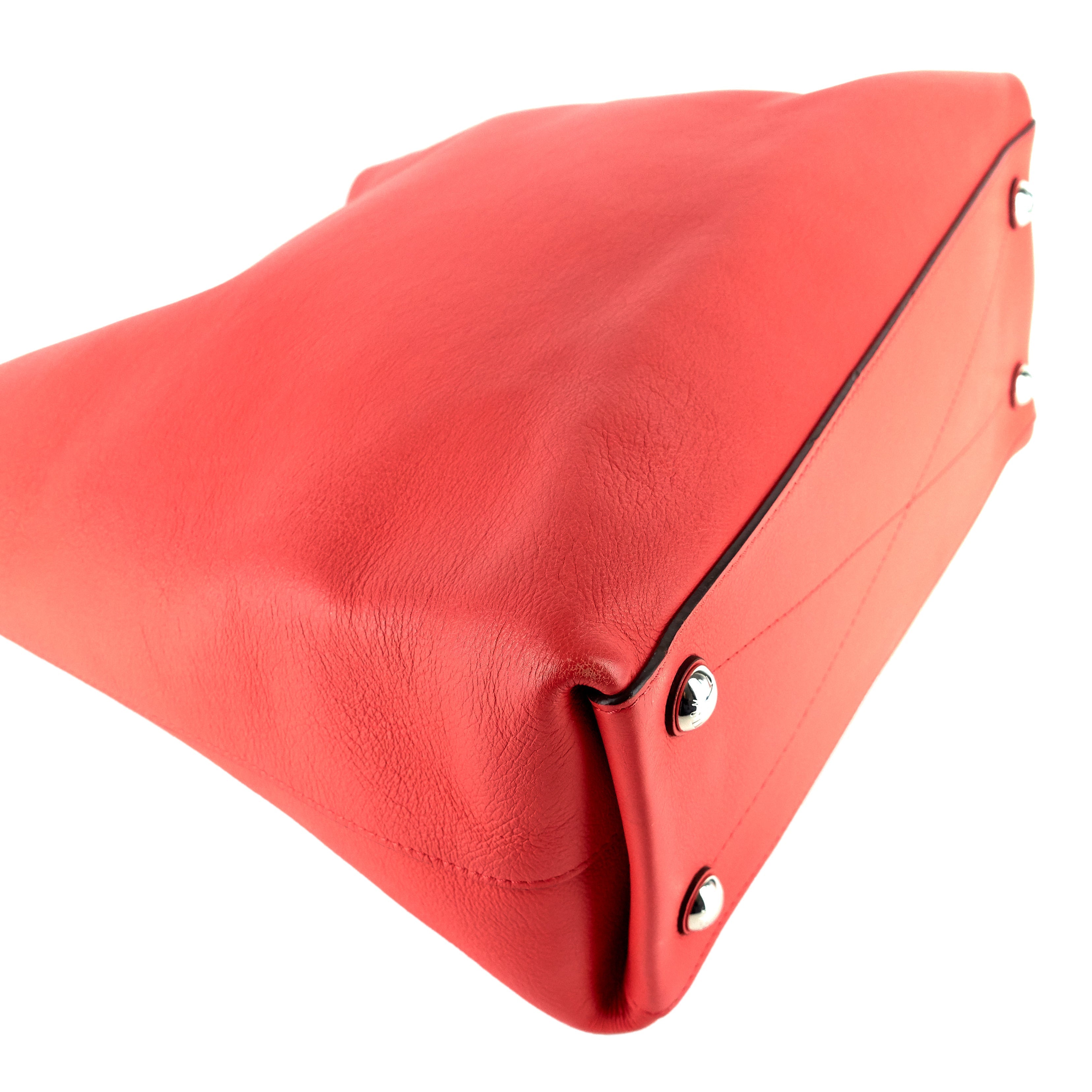 Louis Vuitto Parnassea Bagatelle Veau Soie Calfskin Leather Bag