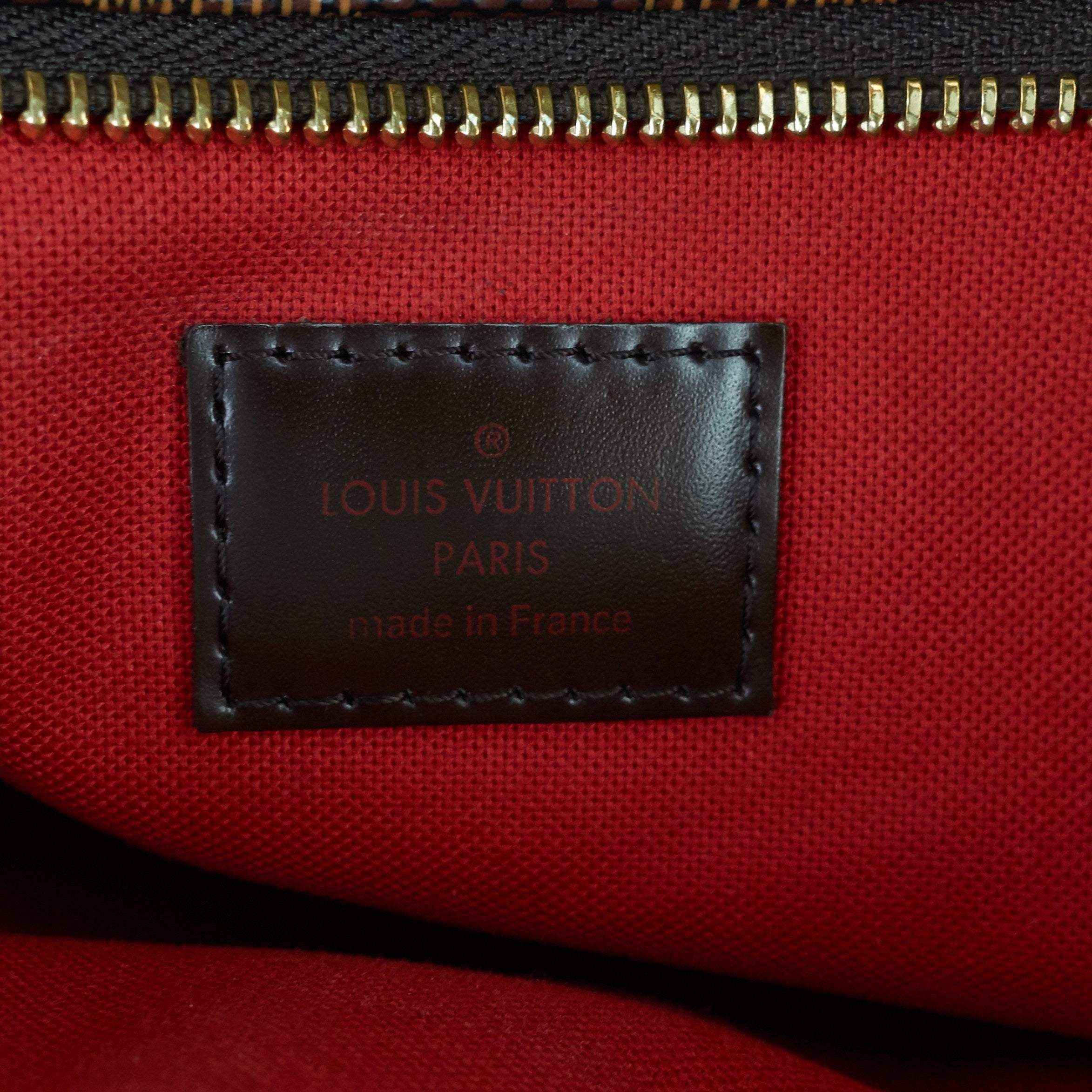 Louis Vuitto Bloomsbury GM Damier Ebene Canvas Bag