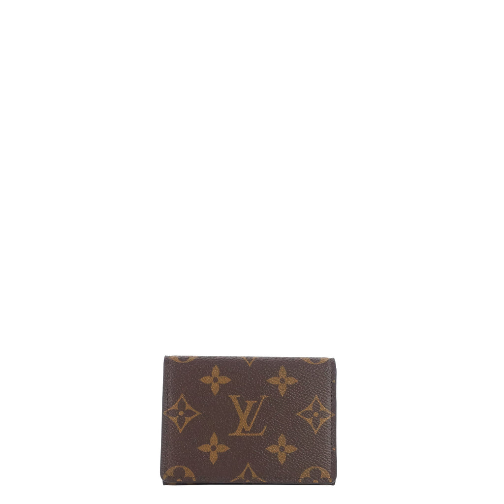 Louis Vuitto Card Holder Monogram Canvas Wallet
