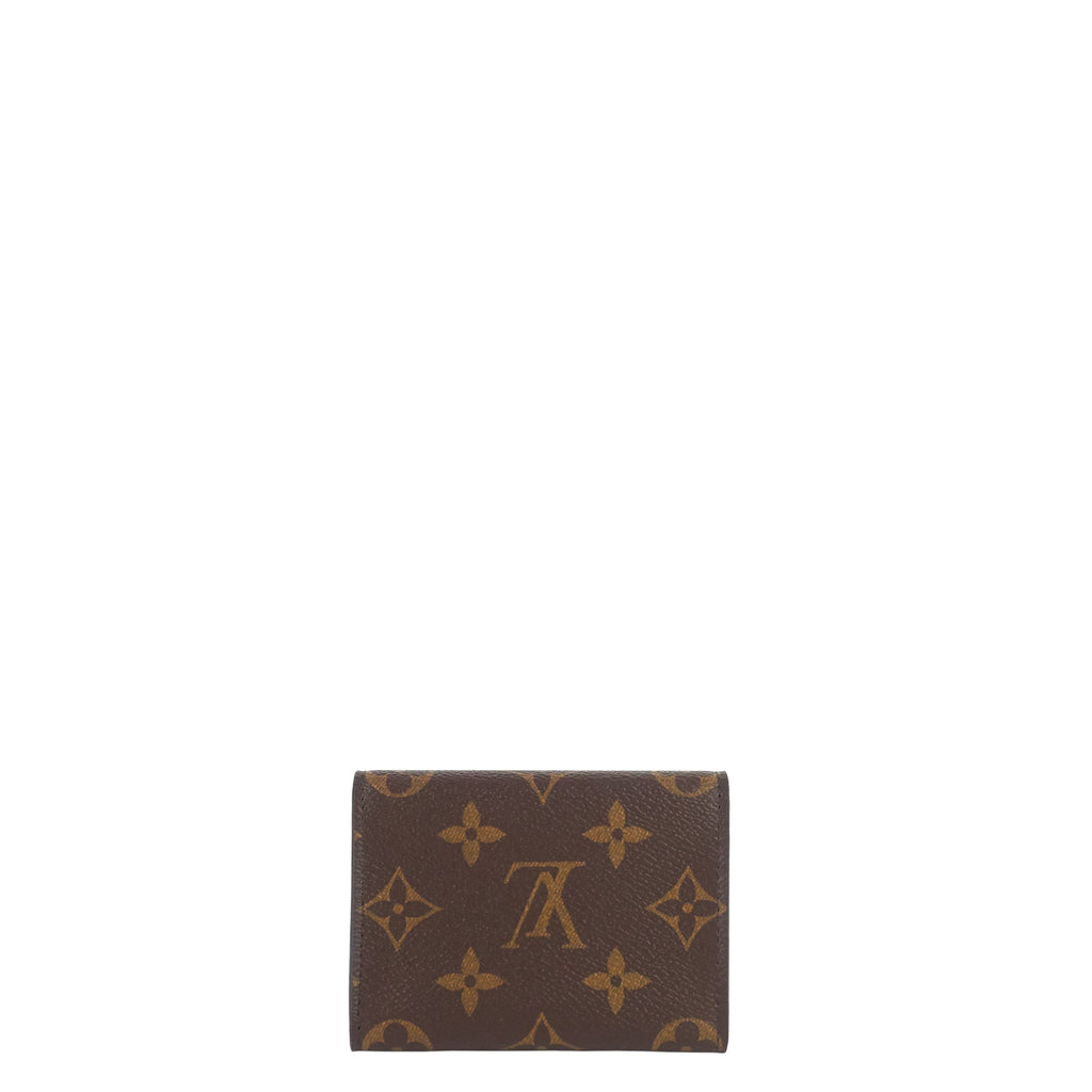 Louis Vuitto Card Holder Monogram Canvas Wallet