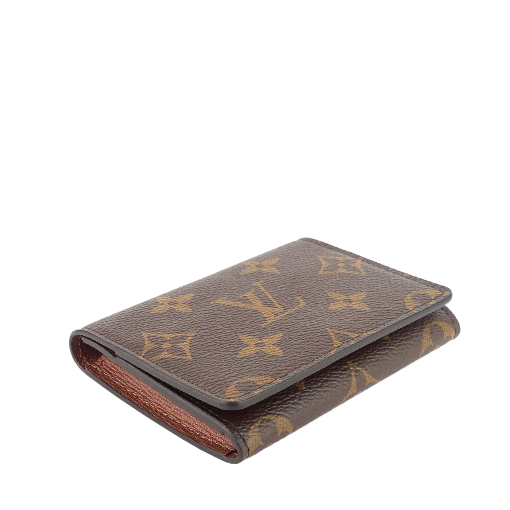 Louis Vuitto Card Holder Monogram Canvas Wallet