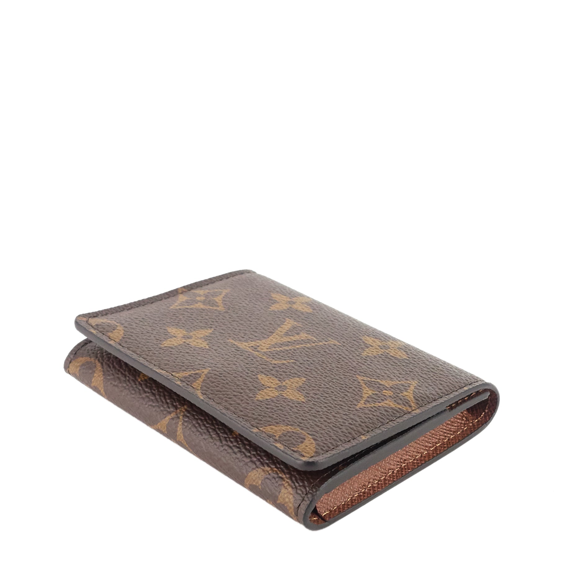 Louis Vuitto Card Holder Monogram Canvas Wallet