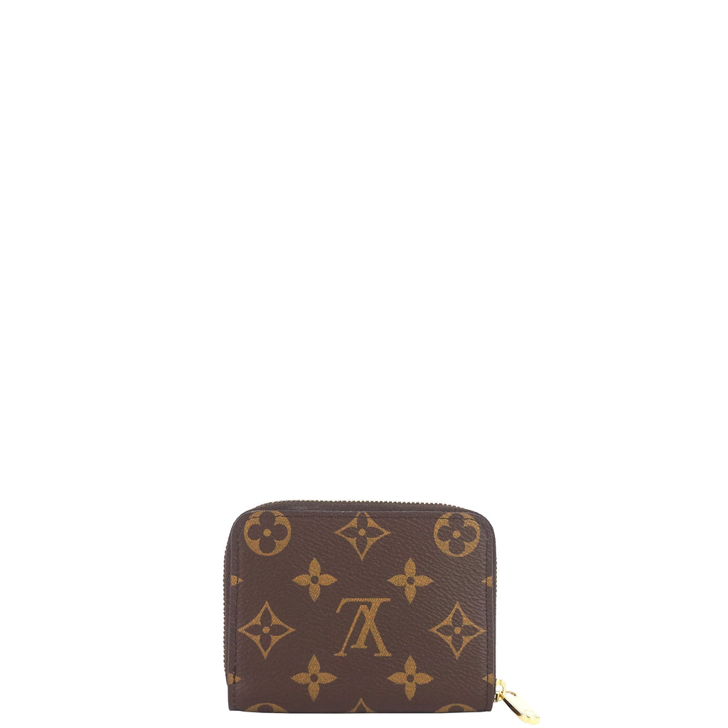 Louis Vuitto Zipped Coin Monogram Canvas Wallet
