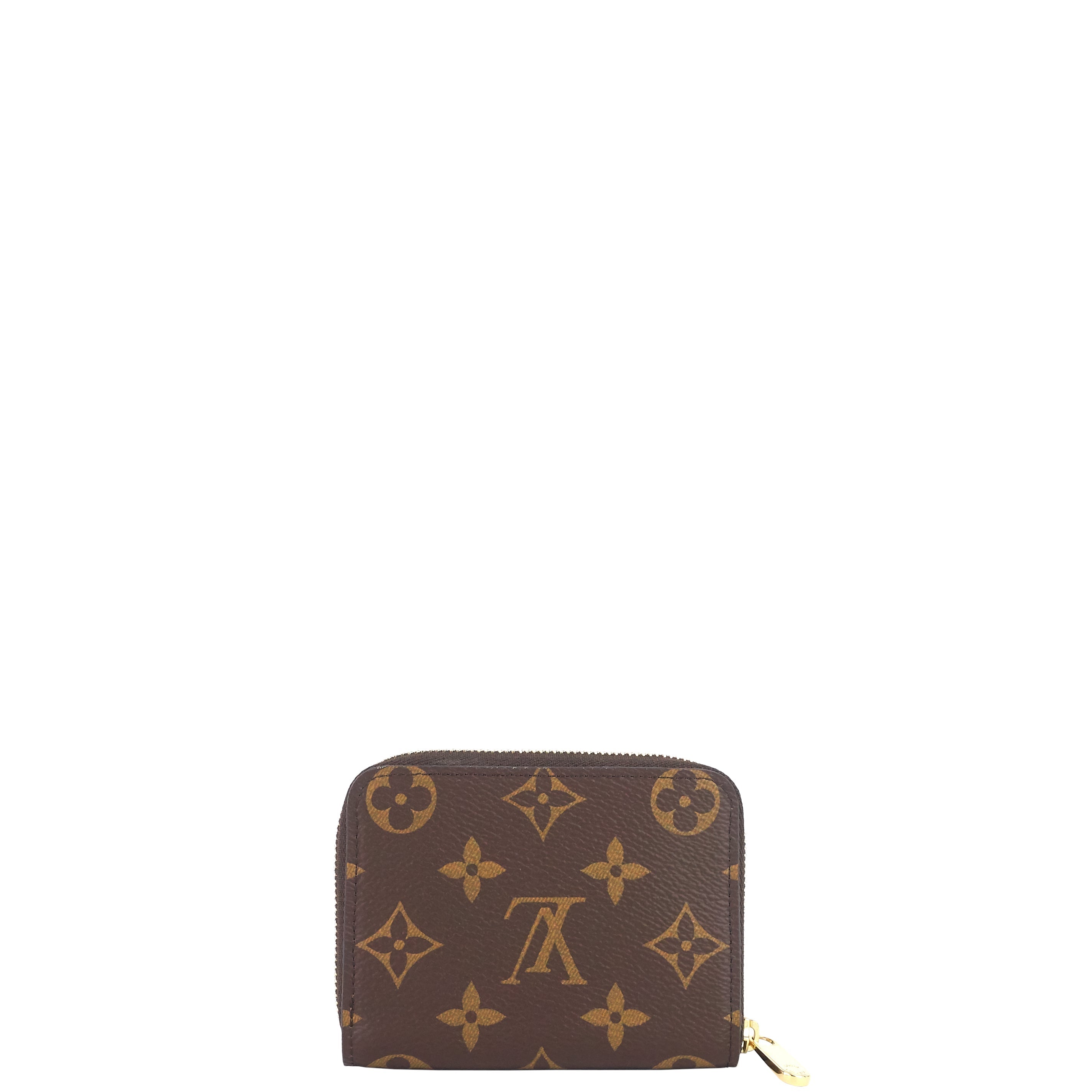 Louis Vuitto Zipped Coin Monogram Canvas Wallet