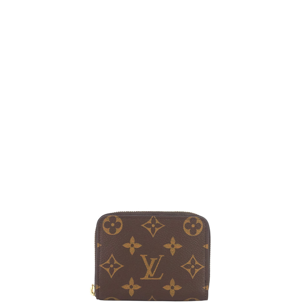 Louis Vuitto Zipped Coin Monogram Canvas Wallet