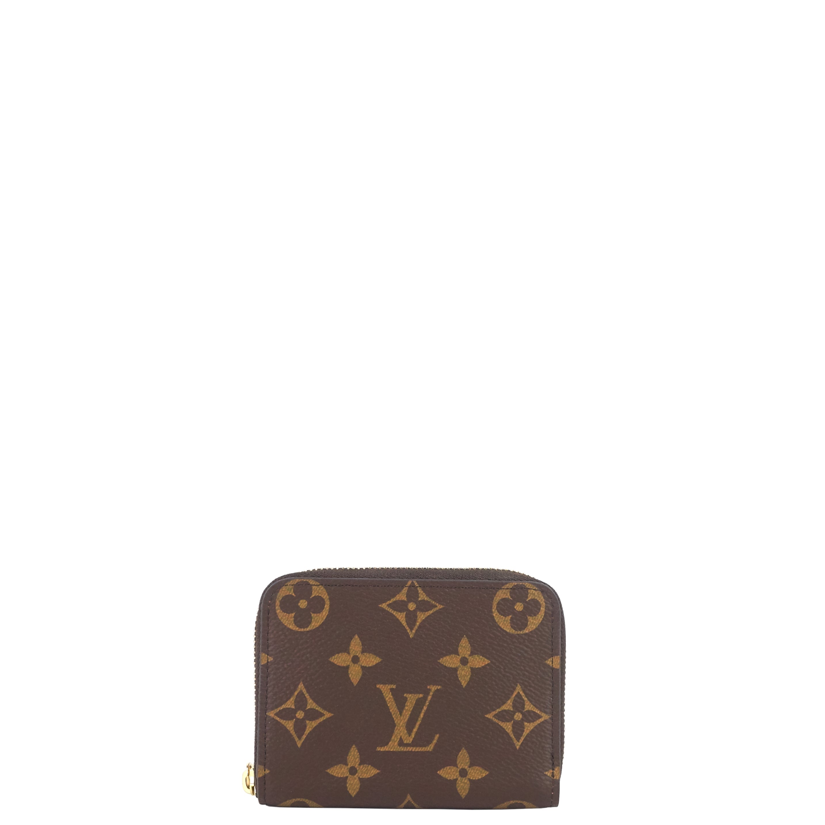Louis Vuitto Zipped Coin Monogram Canvas Wallet