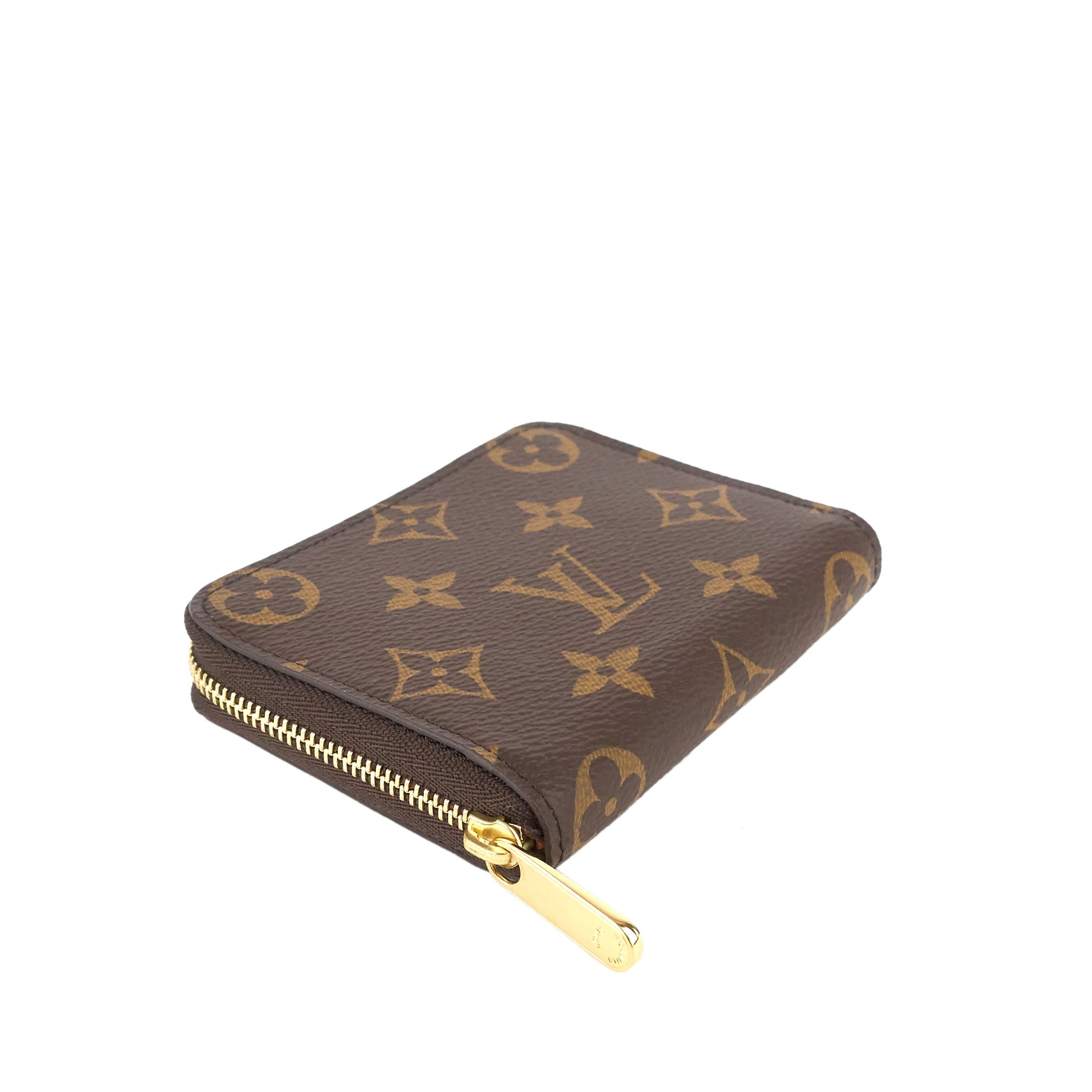 Louis Vuitto Zipped Coin Monogram Canvas Wallet