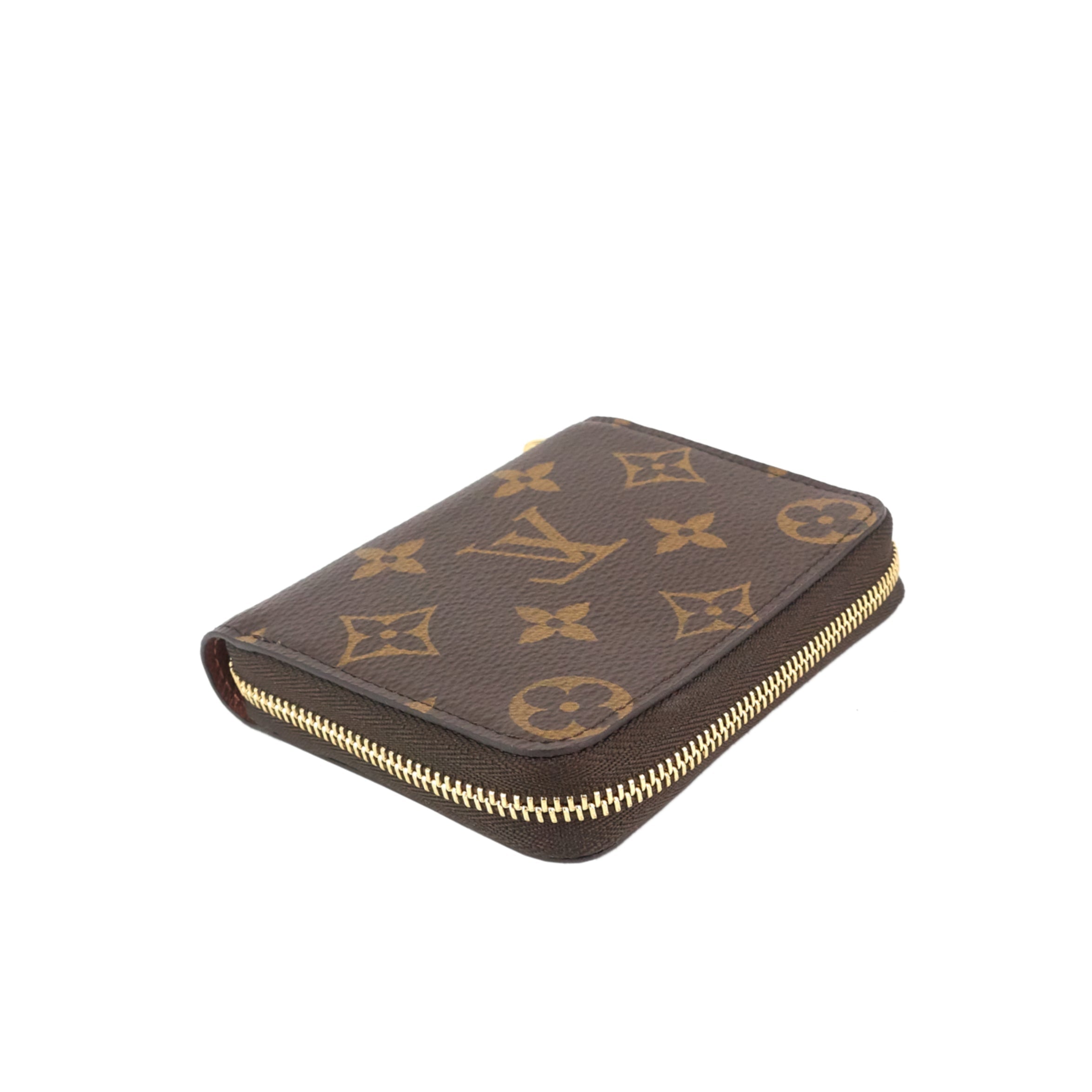 Louis Vuitto Zipped Coin Monogram Canvas Wallet