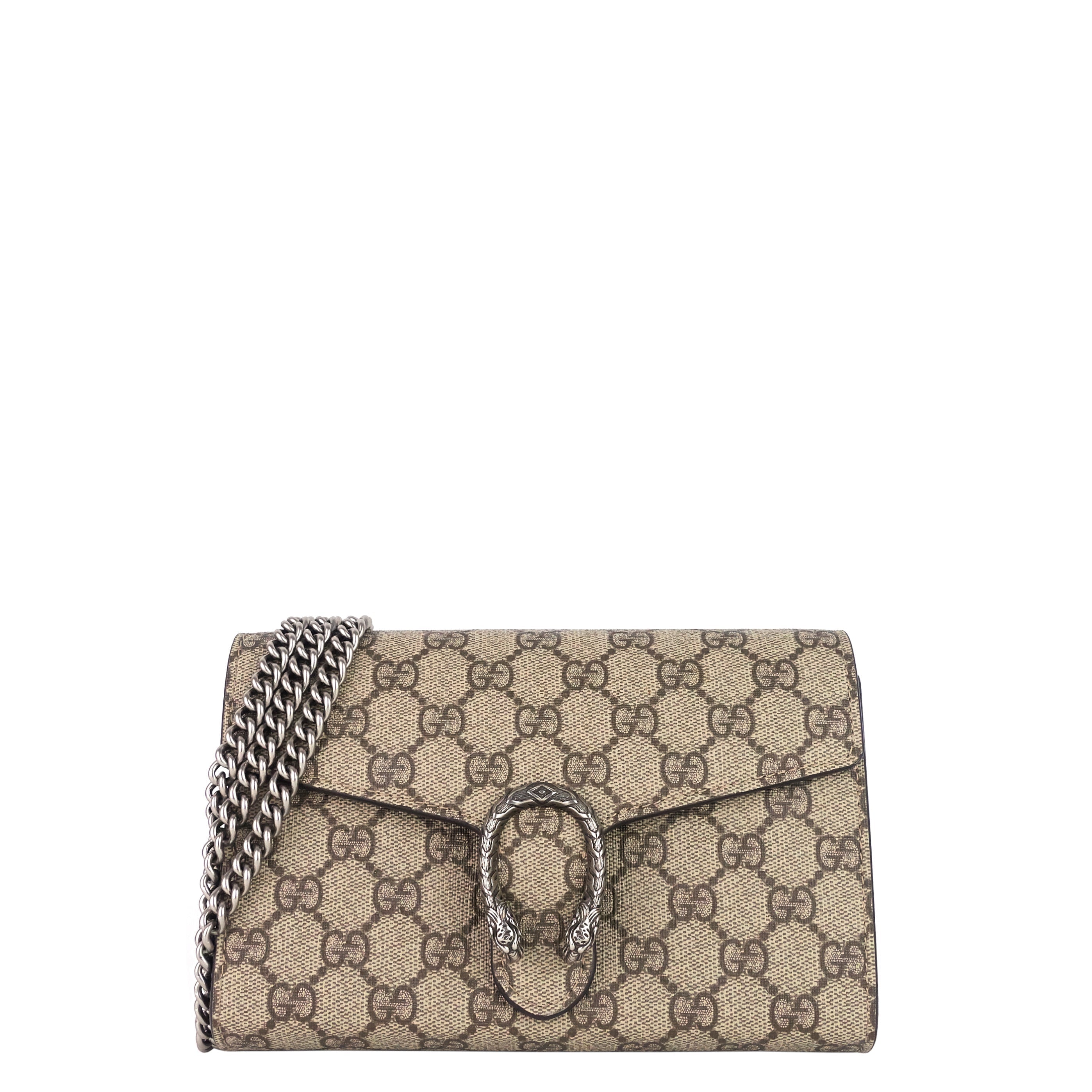 Gucci Dionysus GG Supreme Canvas Chain Wallet Bag
