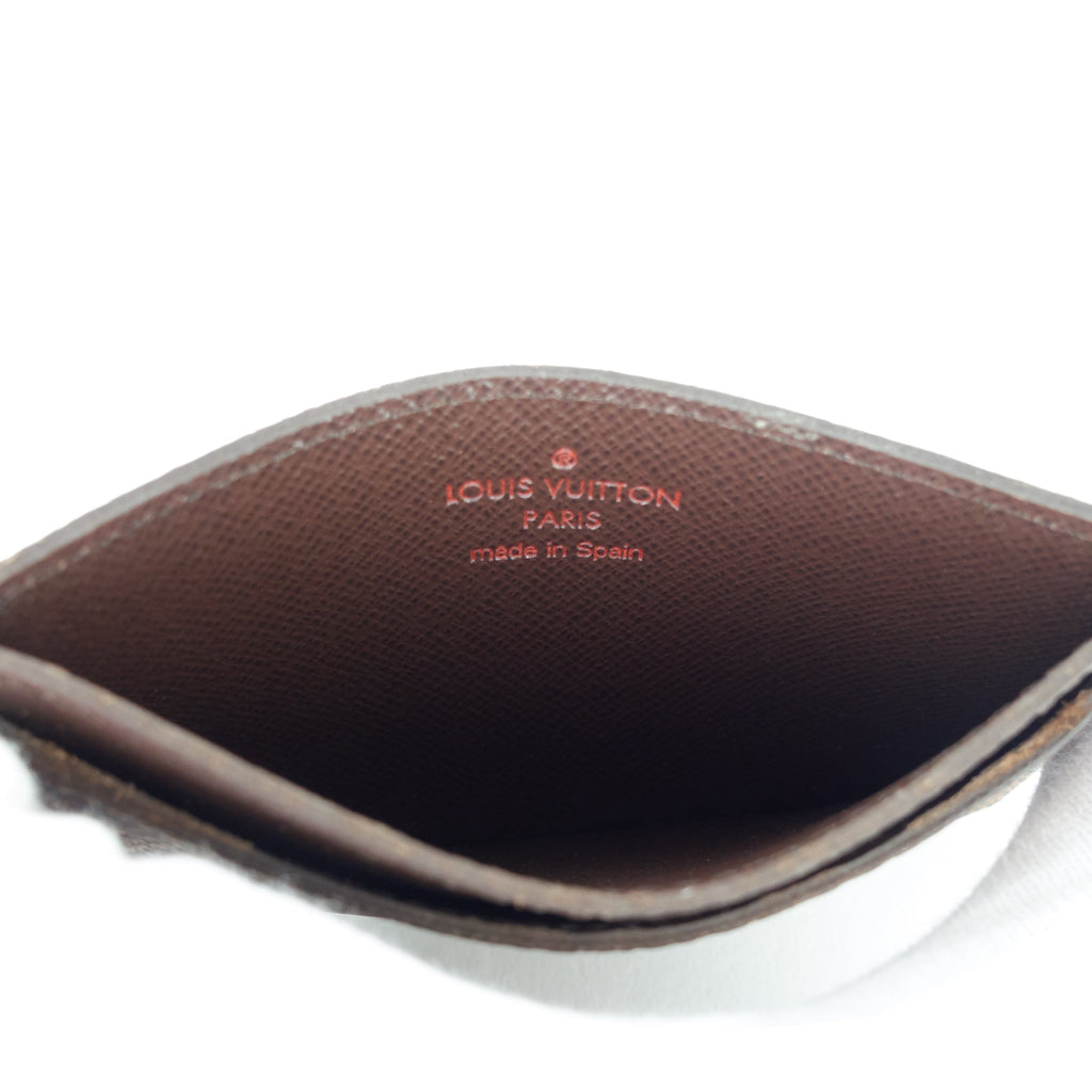Louis Vuitto Damier Ebene Canvas Card Holder