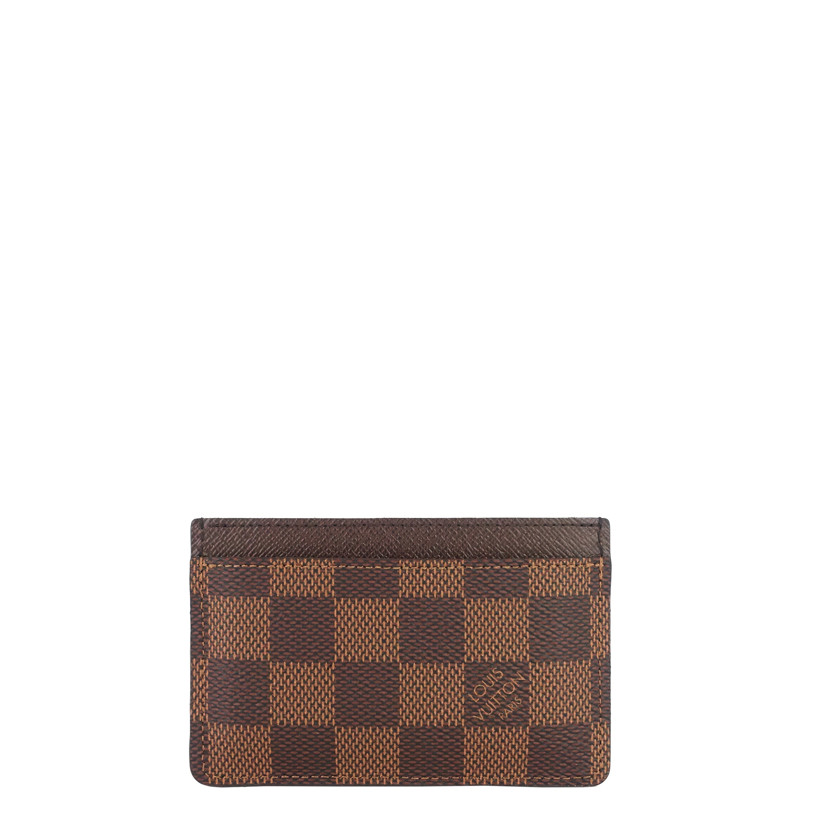 Louis Vuitto Damier Ebene Canvas Card Holder