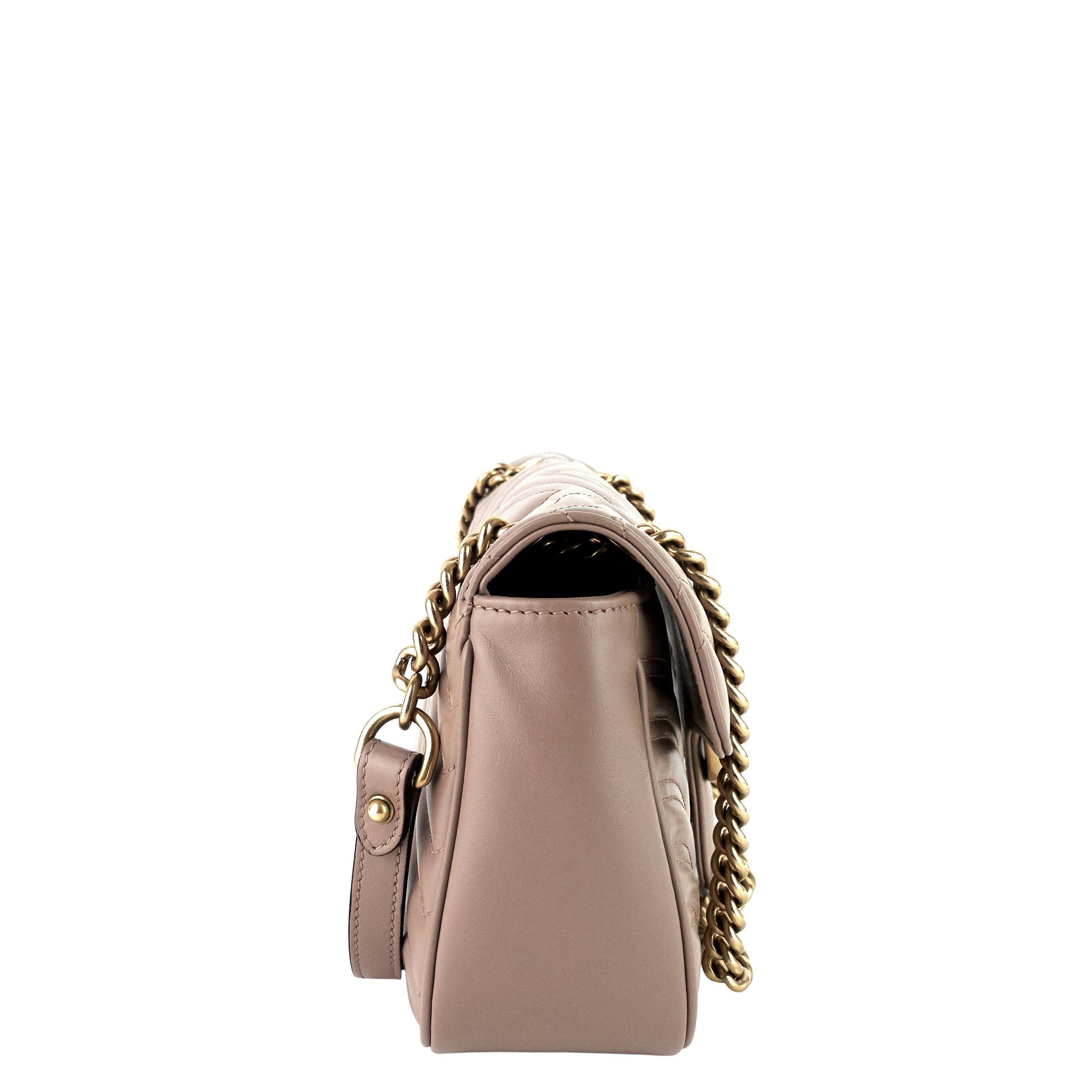 Gucci GG Marmont Small Leather Flap Bag
