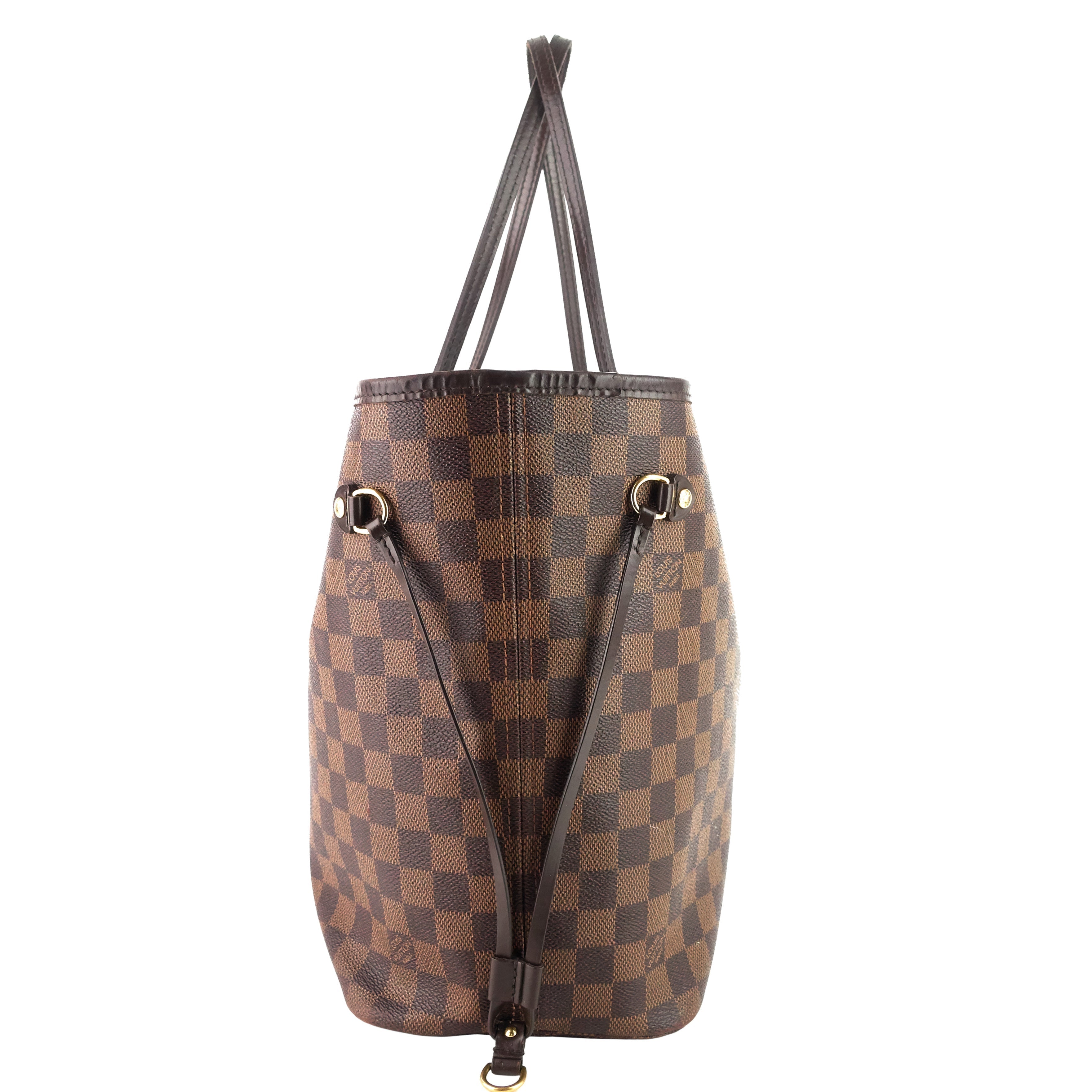 Louis Vuitto Neverfull MM Damier Ebene Canvas Bag