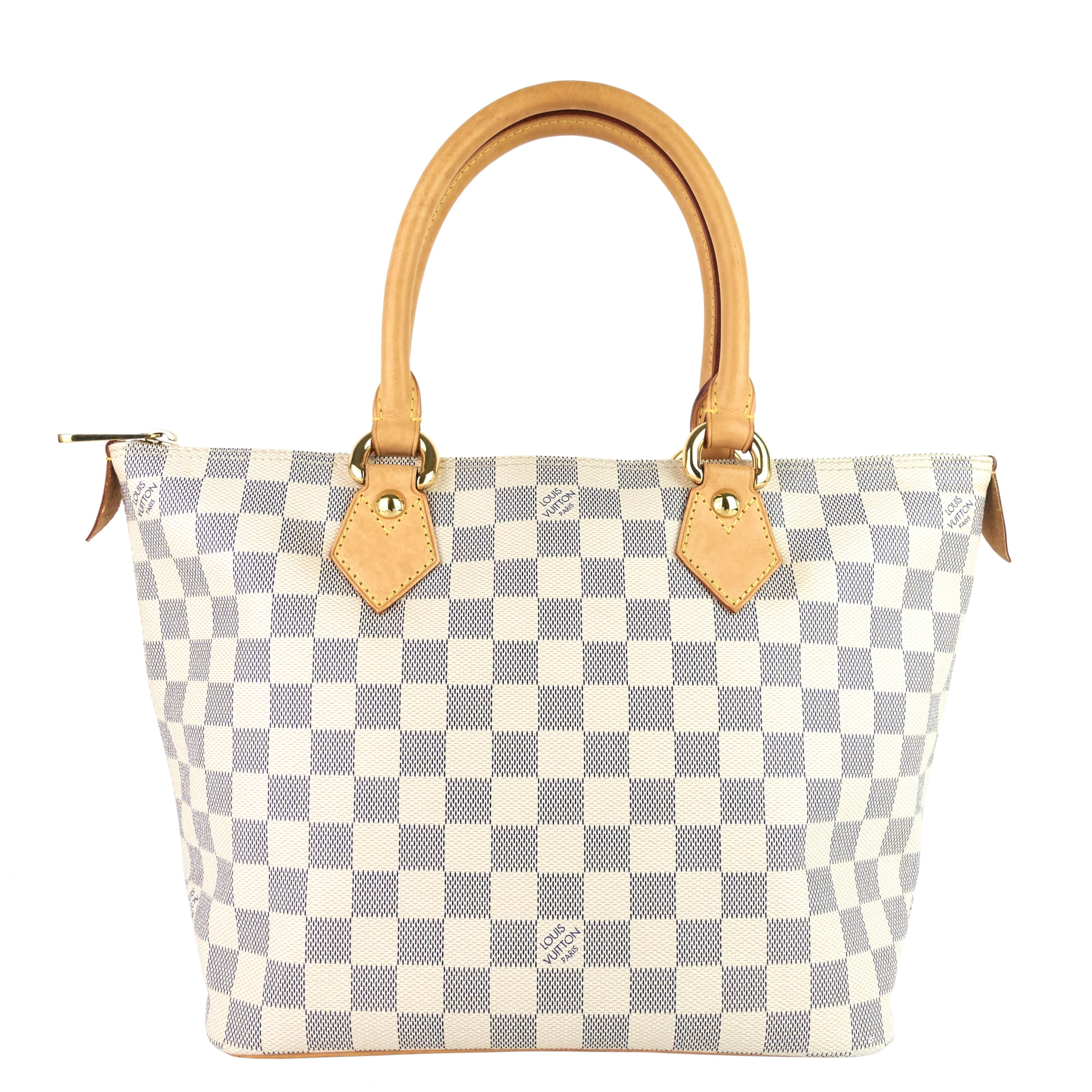 Louis Vuitto Saleya PM Damier Azur Canvas Bag