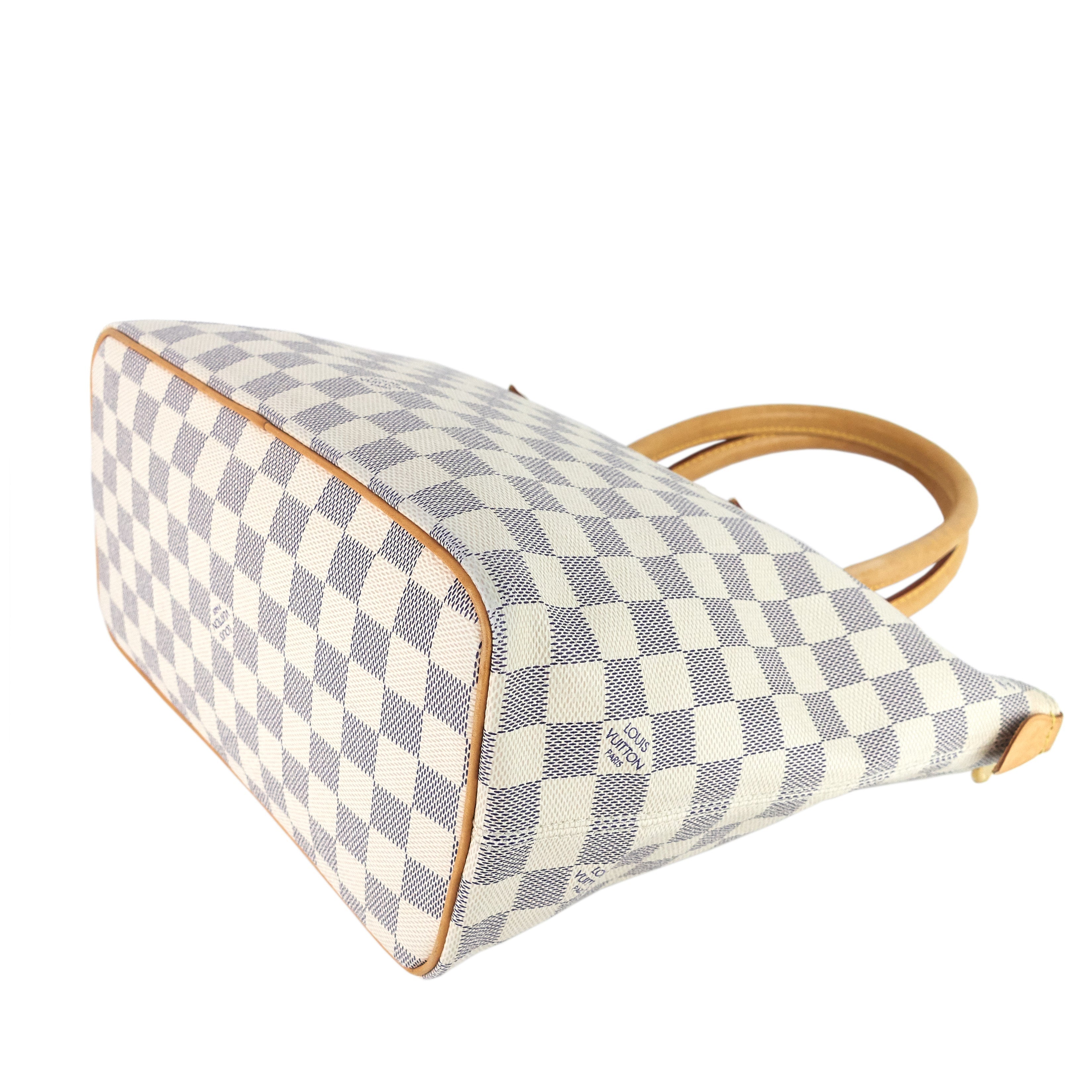 Louis Vuitto Saleya PM Damier Azur Canvas Bag