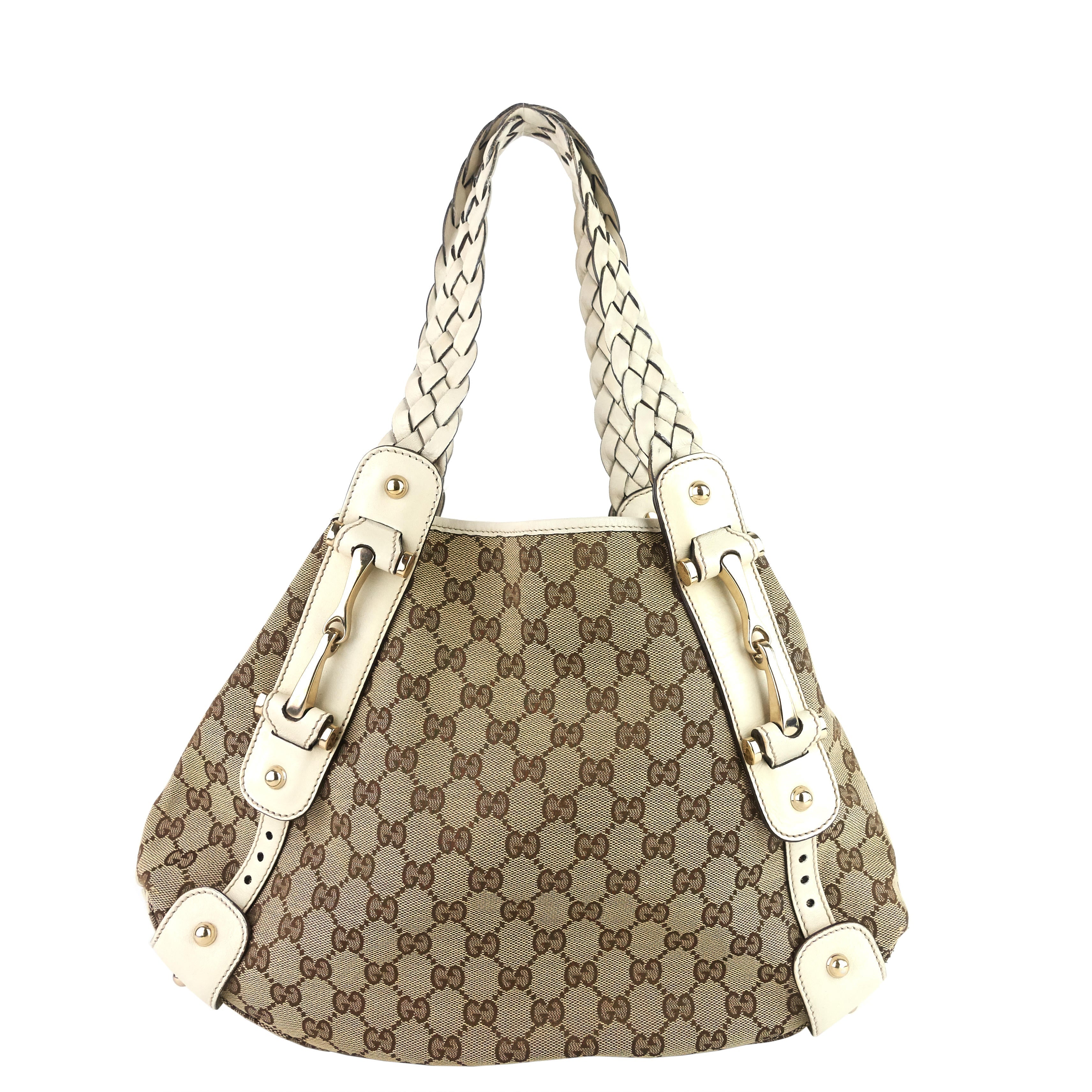 Gucci Pelham Monogram Canvas Hobo Bag