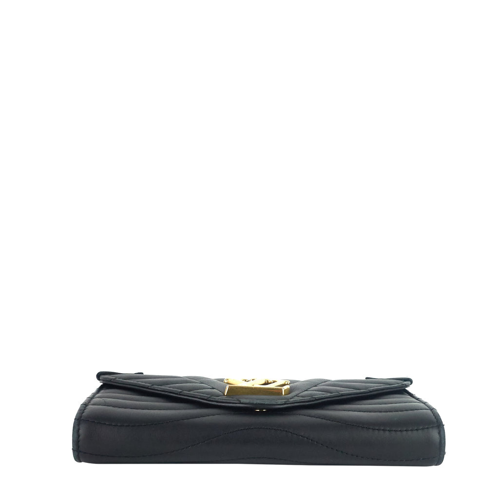 Louis Vuitto New Wave Calfskin Leather Long Wallet