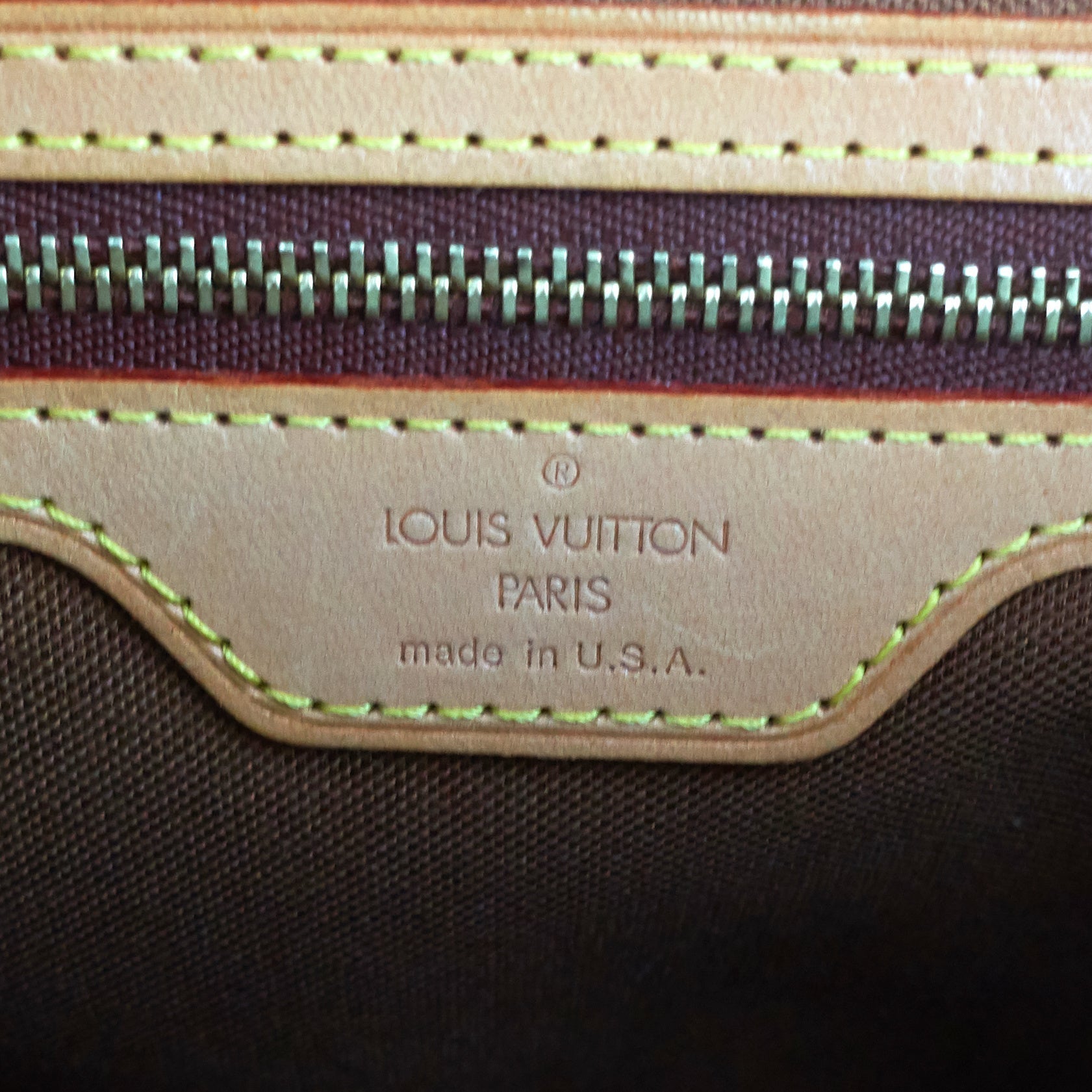 Louis Vuitto Cabas Piano Monogram Canvas Bag