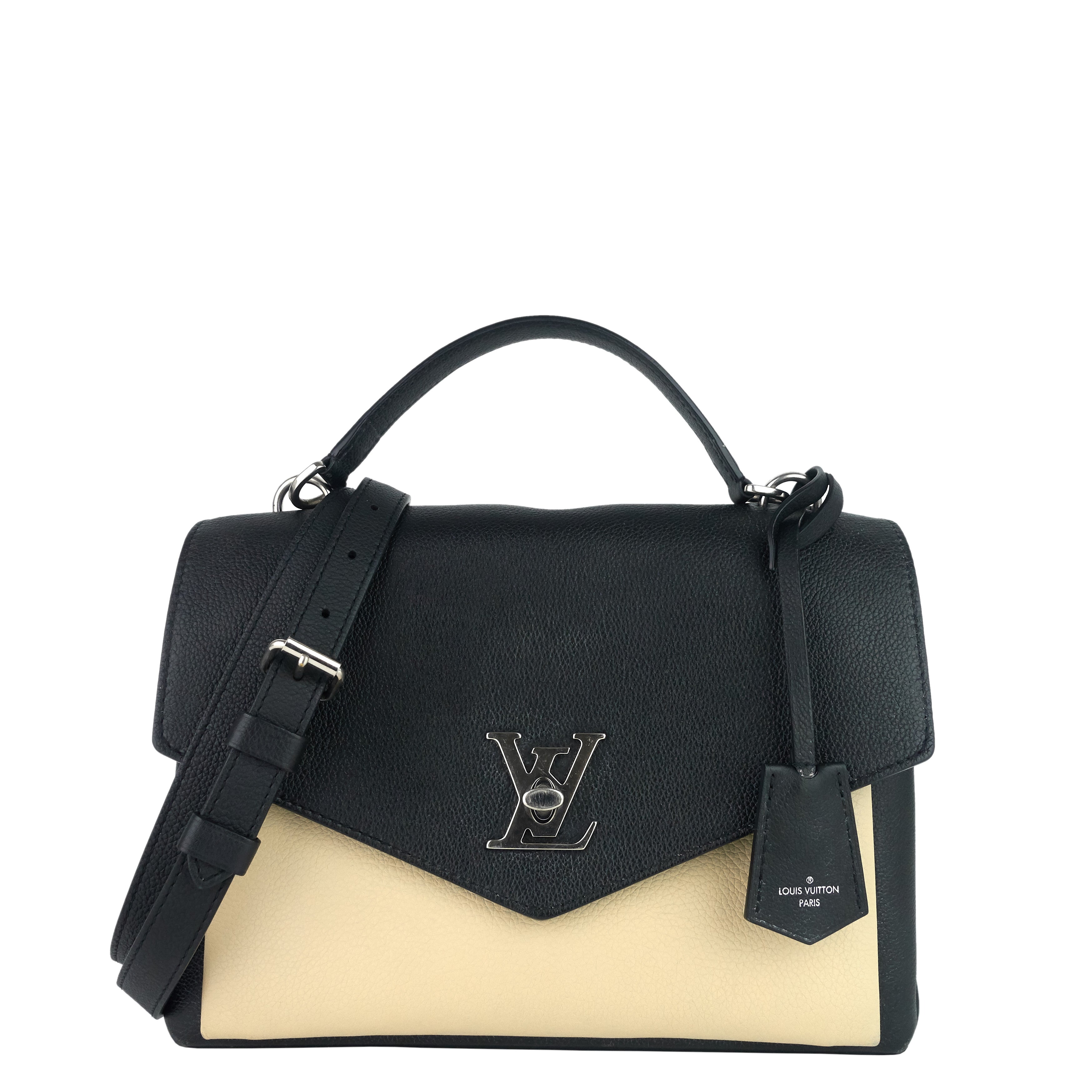 Louis Vuitto MyLockme Calfskin Leather Top Handle Bag