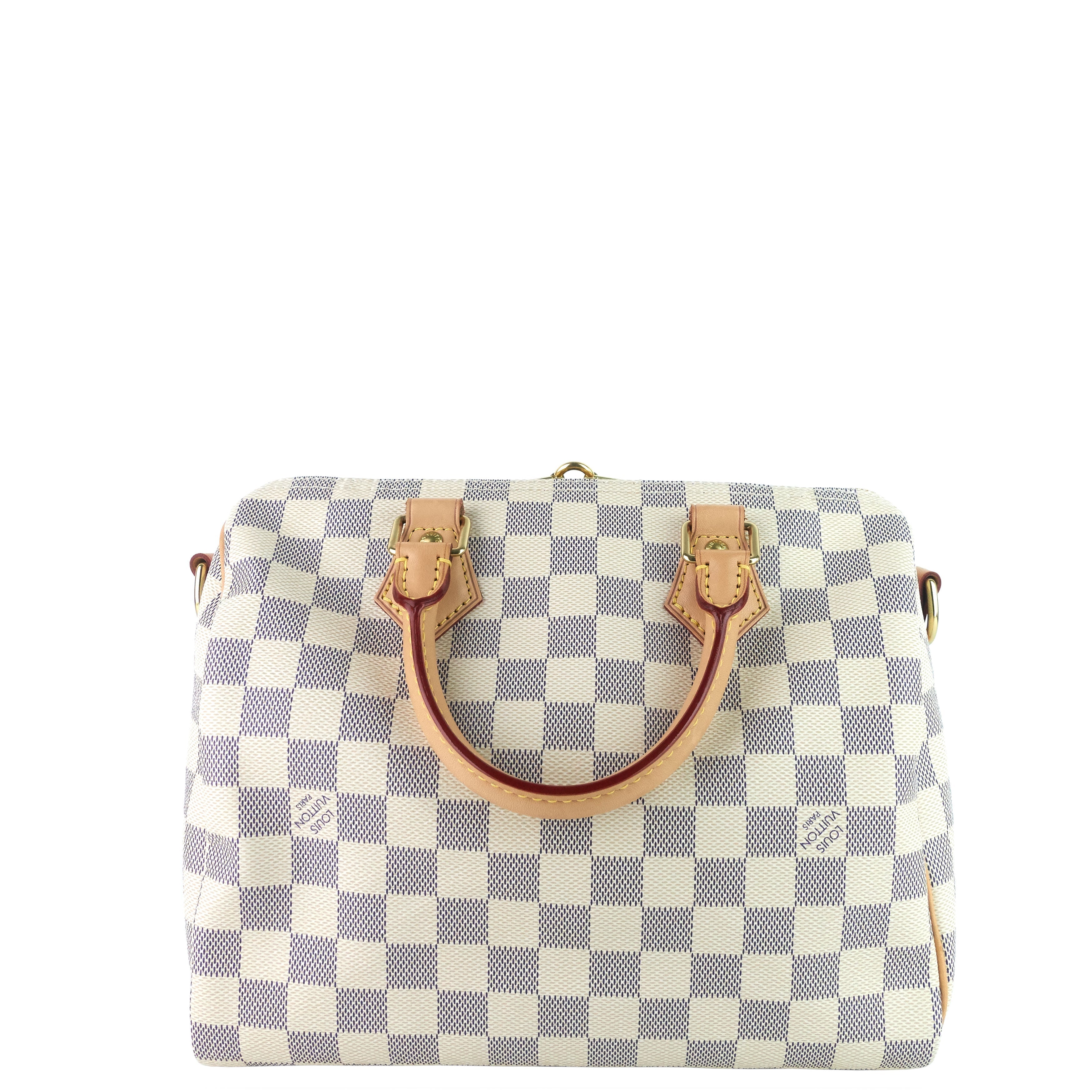 Louis Vuitto Speedy BandouliÃ¨re 25 Damier Azur Canvas Bag