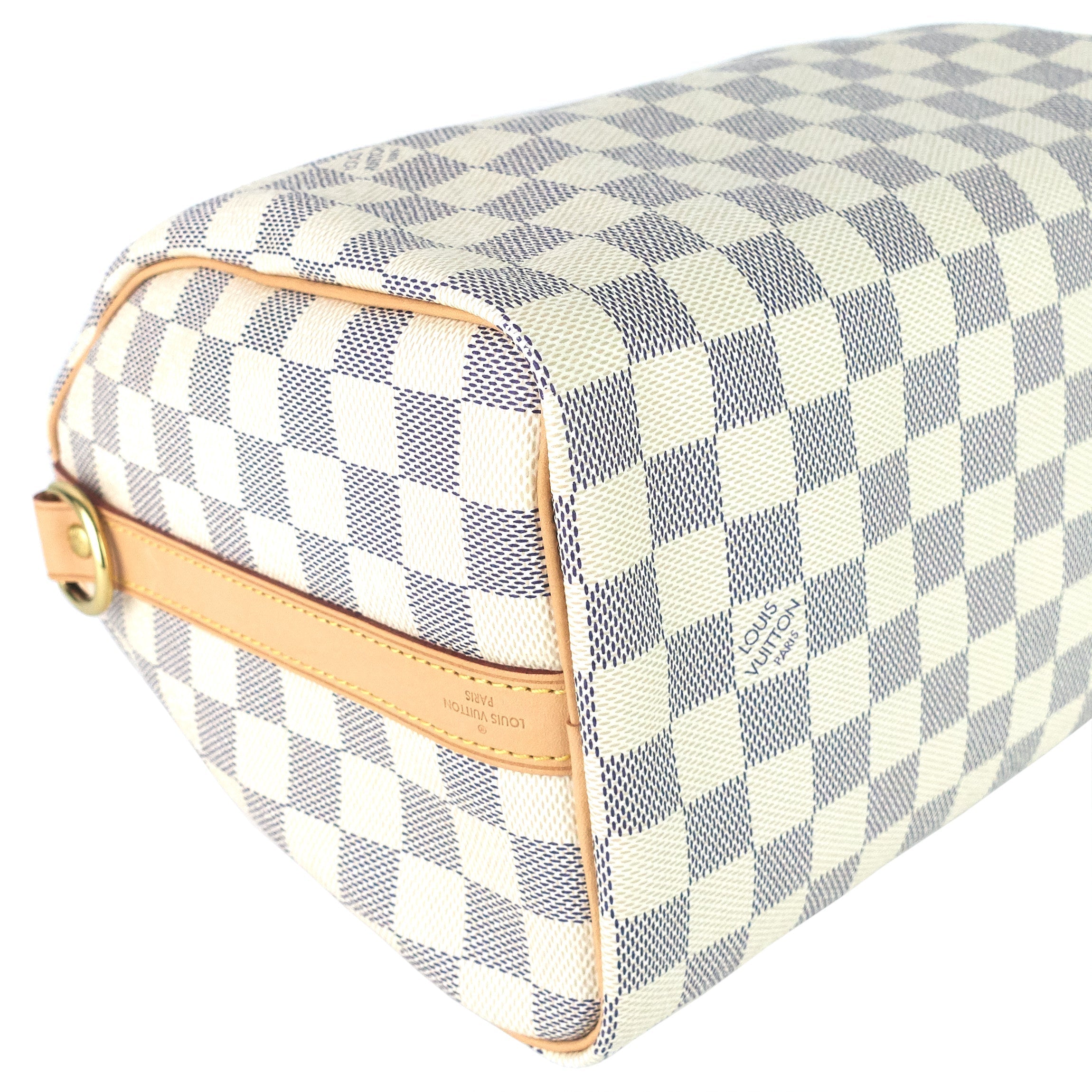 Louis Vuitto Speedy BandouliÃ¨re 25 Damier Azur Canvas Bag