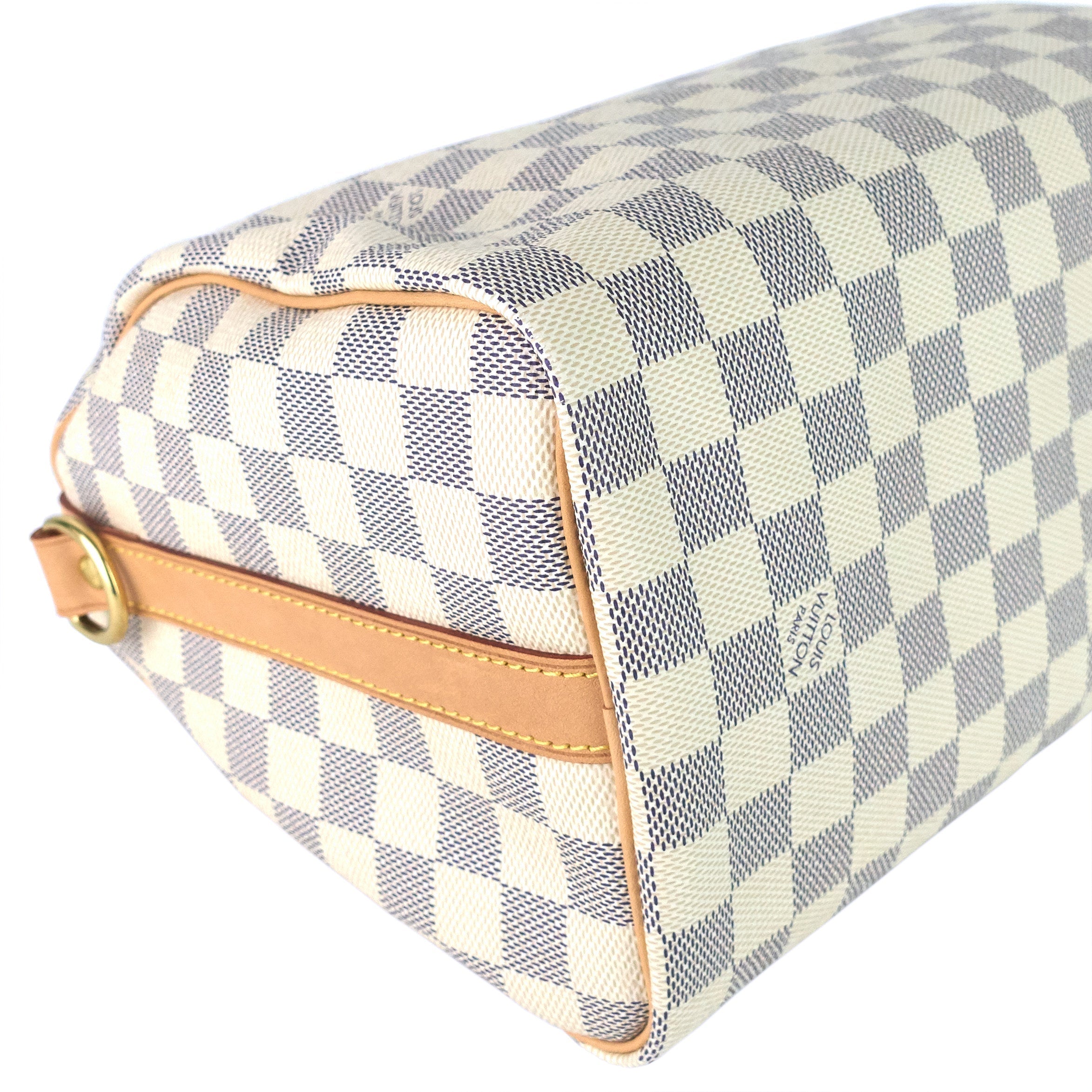 Louis Vuitto Speedy BandouliÃ¨re 25 Damier Azur Canvas Bag