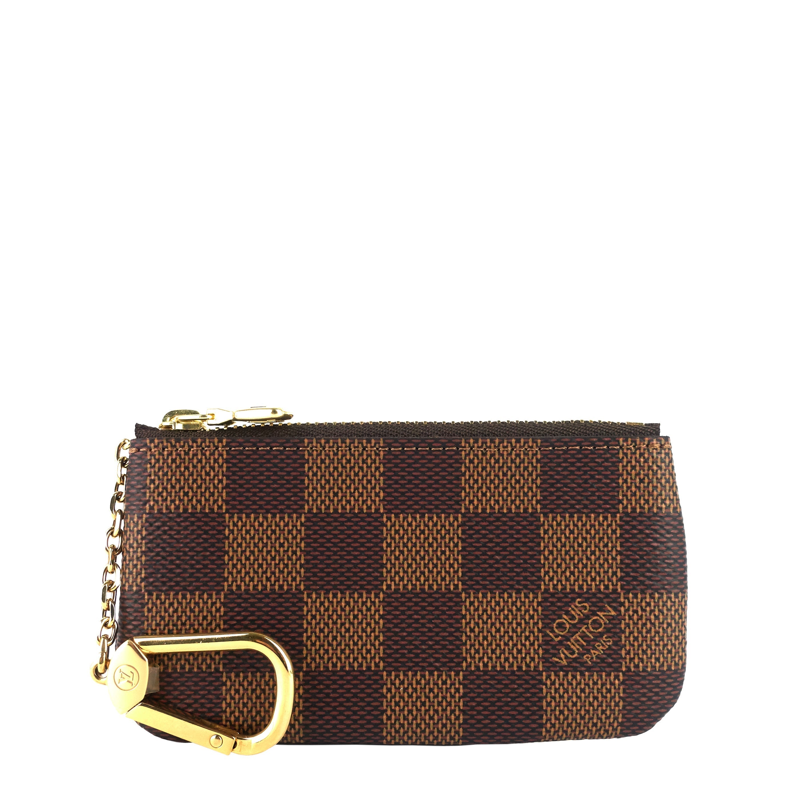 Louis Vuitto Damier Ebene Canvas Key Pouch