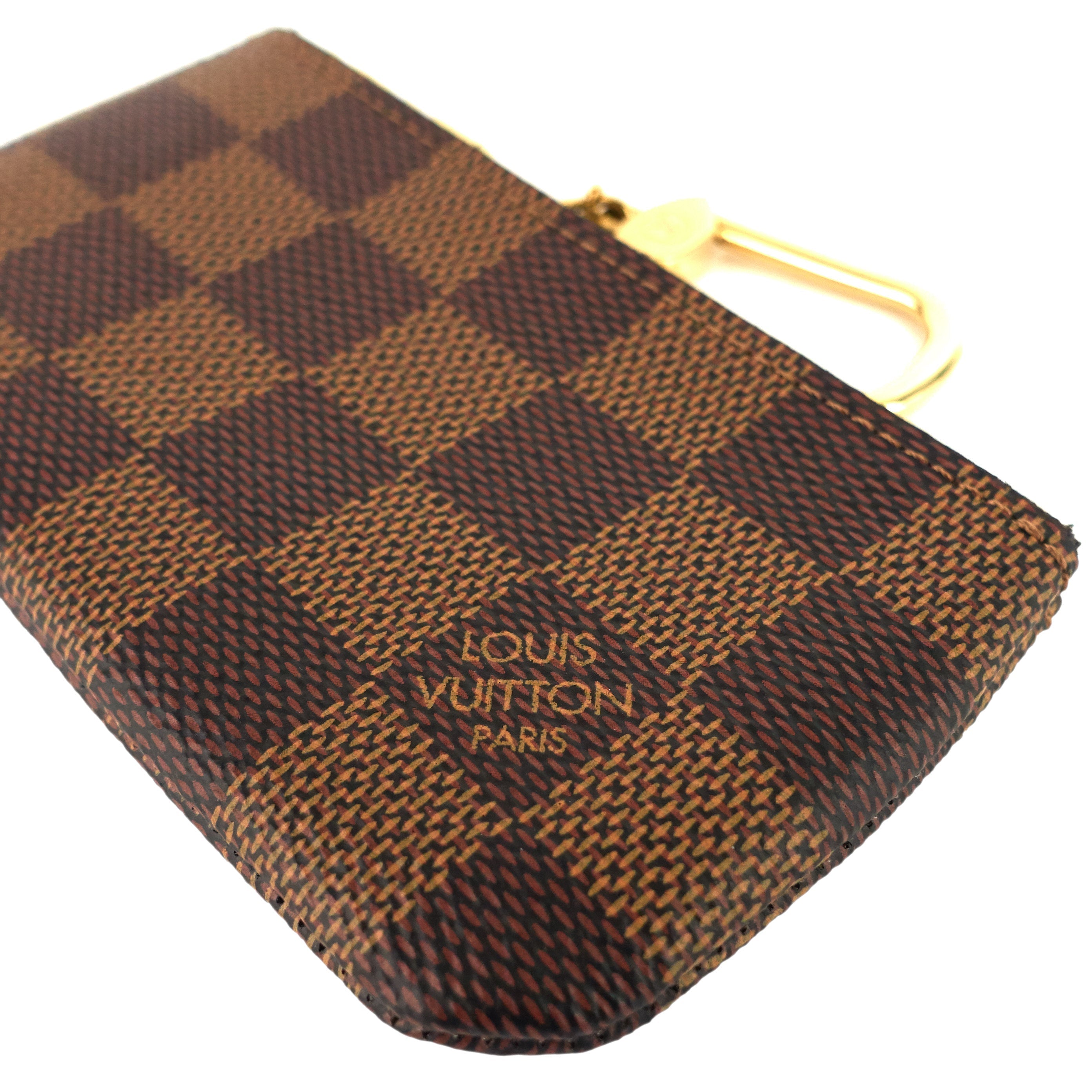 Louis Vuitto Damier Ebene Canvas Key Pouch