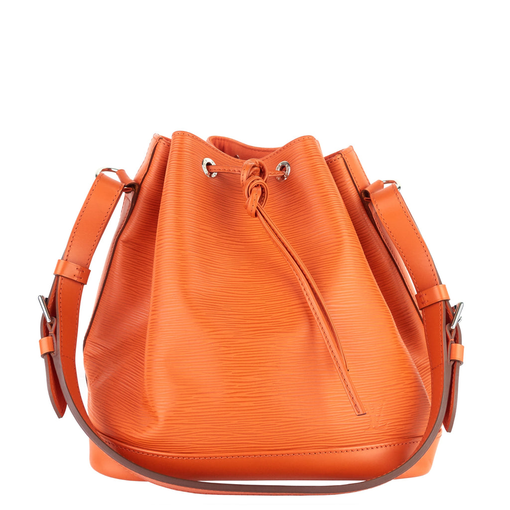 Louis Vuitto NoÃ© Large Orange Epi Leather Bag