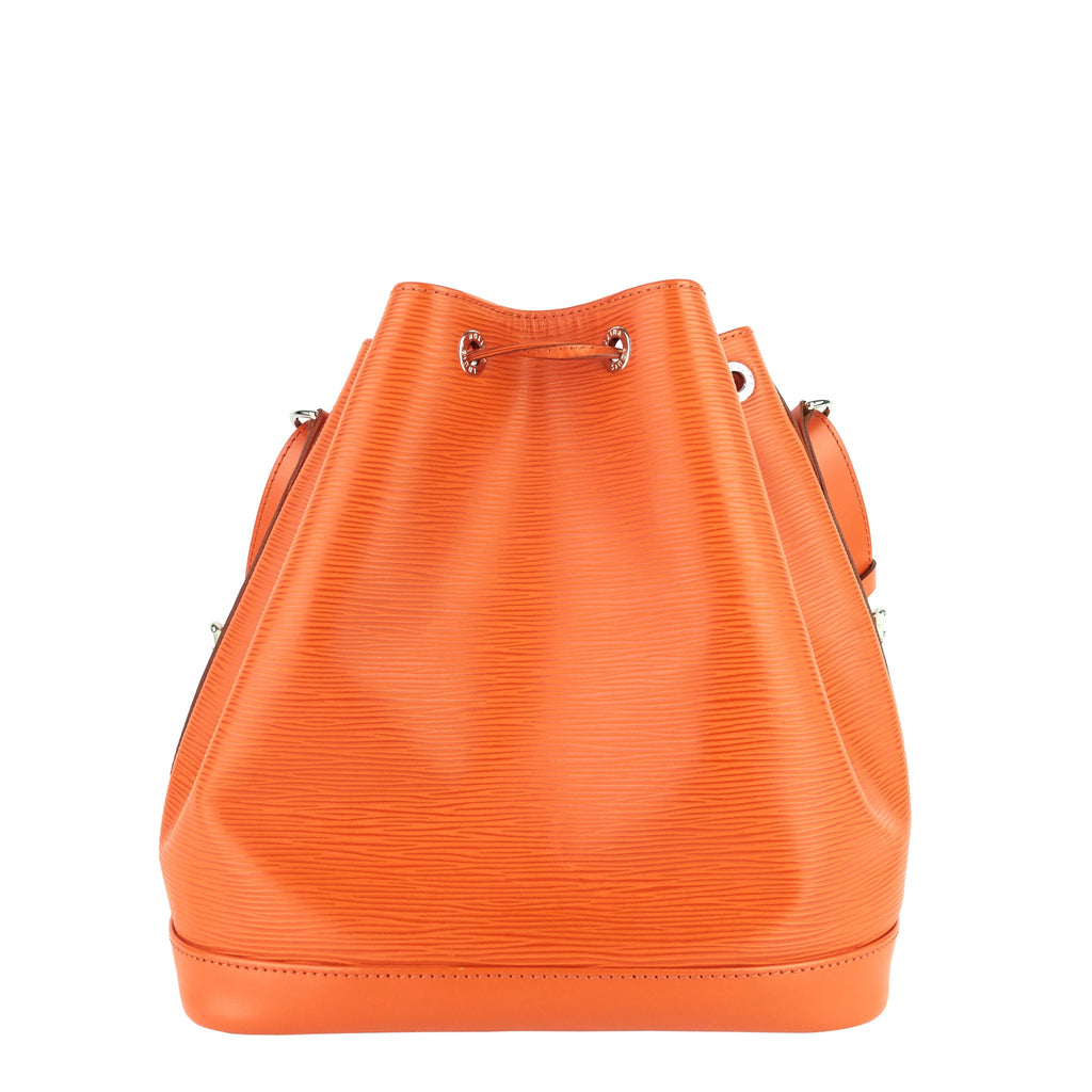 Louis Vuitto NoÃ© Large Orange Epi Leather Bag