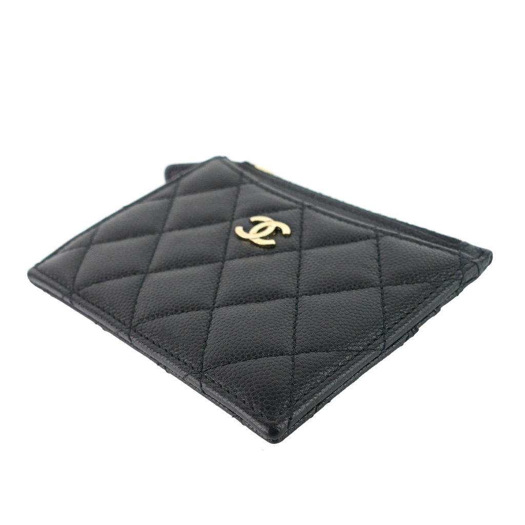 Chanel Classic Zip Caviar Leather Cardholder