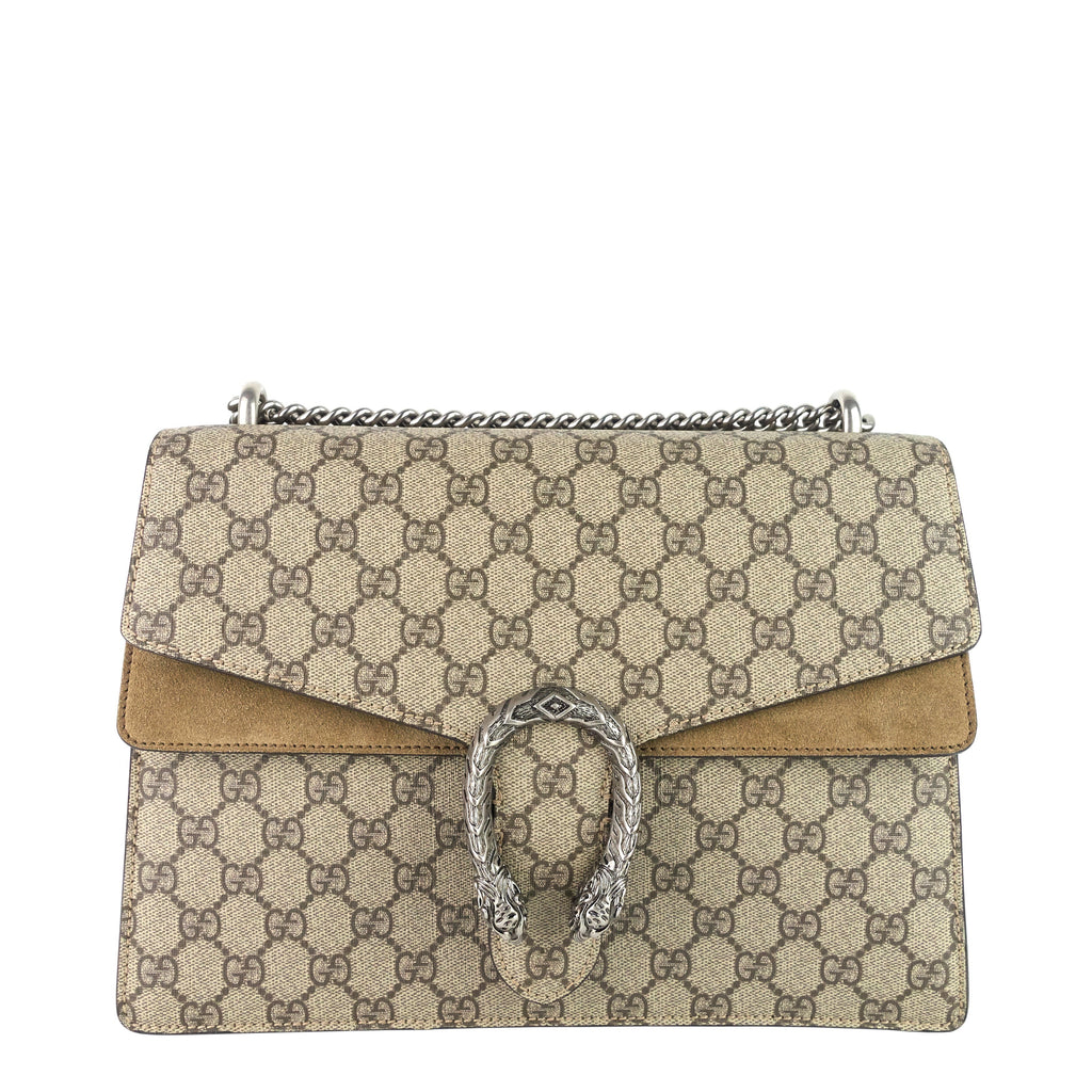 Gucci Dionysus Medium GG Supreme Monogram Canvas Bag