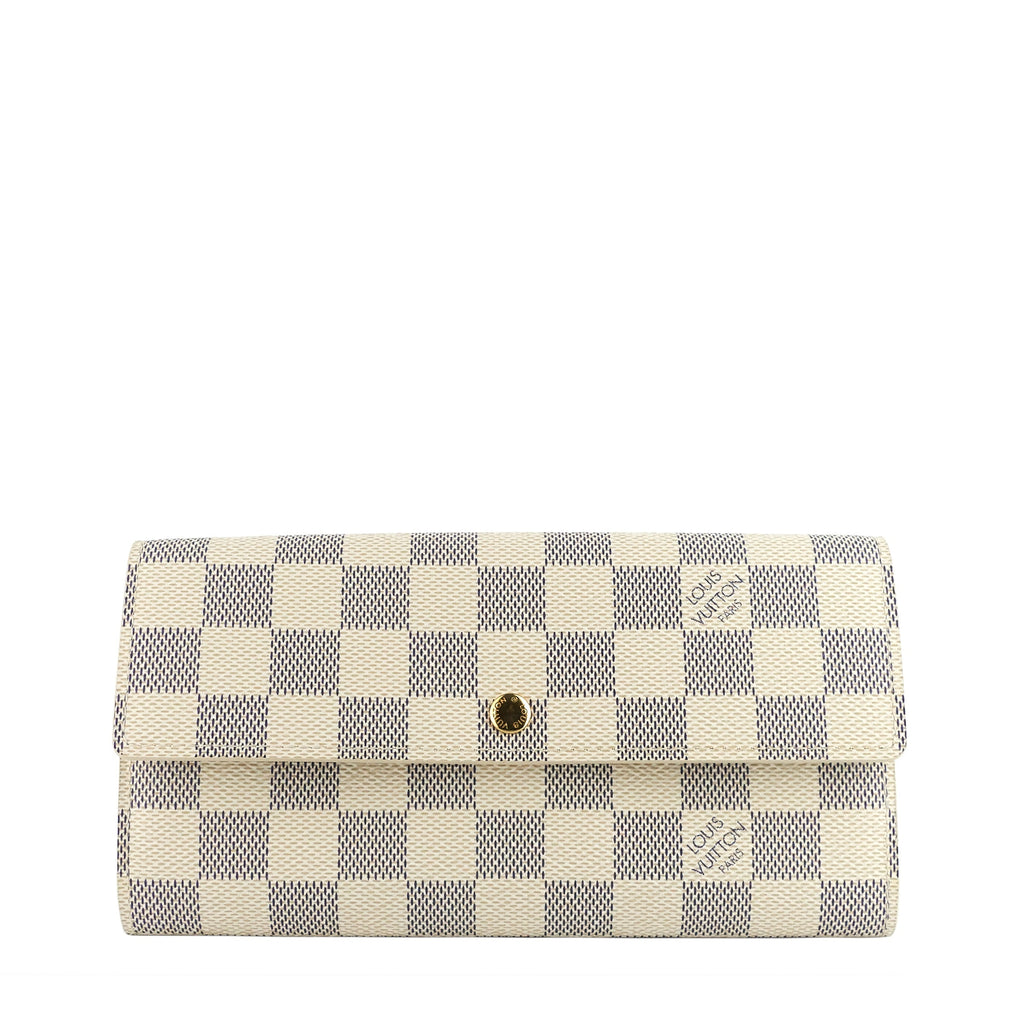 Louis Vuitto Sarah Damier Azure Canvas Wallet