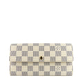 Louis Vuitto Sarah Damier Azure Canvas Wallet