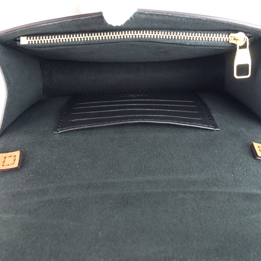 Louis Vuitto Dauphine Chain Wallet Reverse Monogram Bag