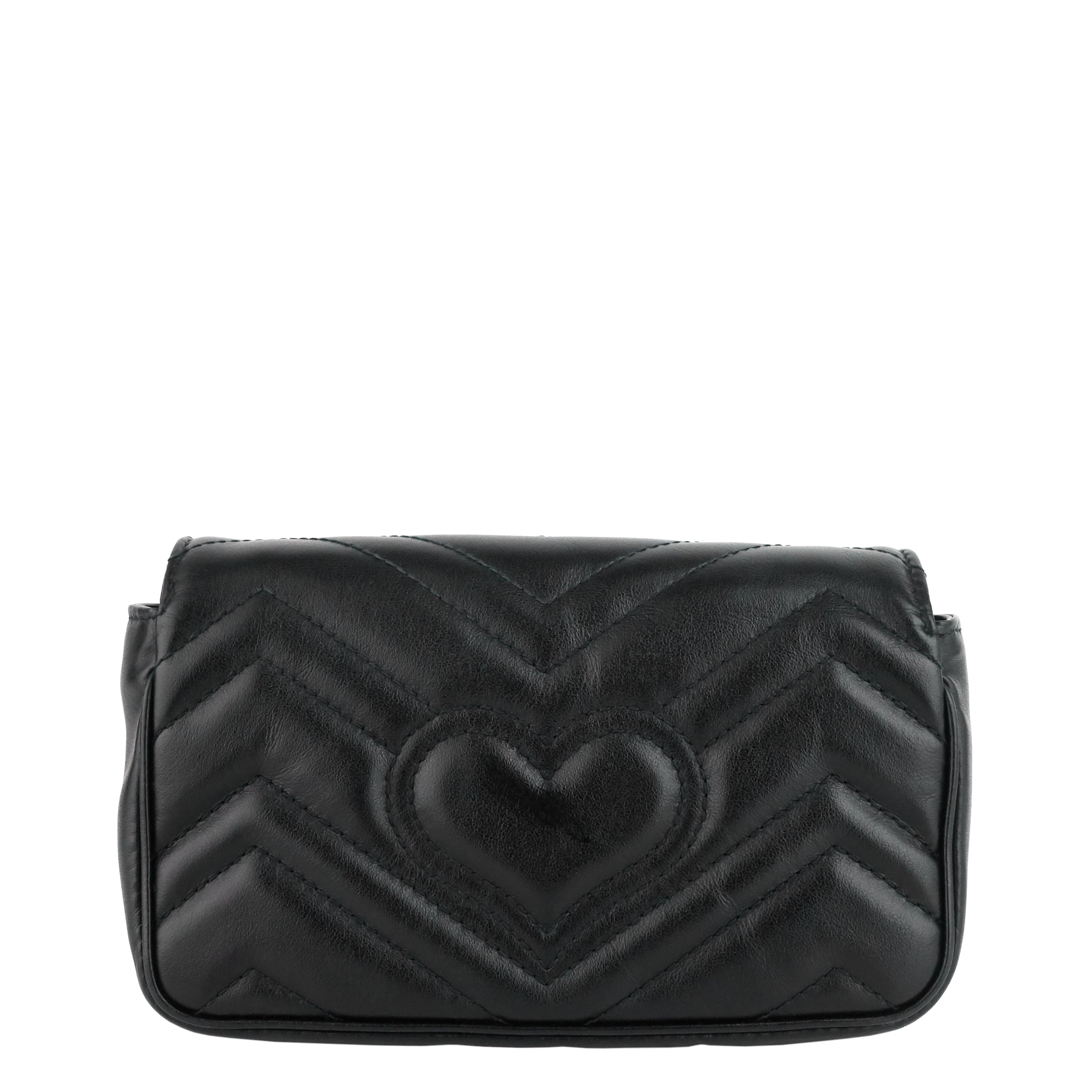 Gucci Marmont Super Mini Calfskin Leather Bag