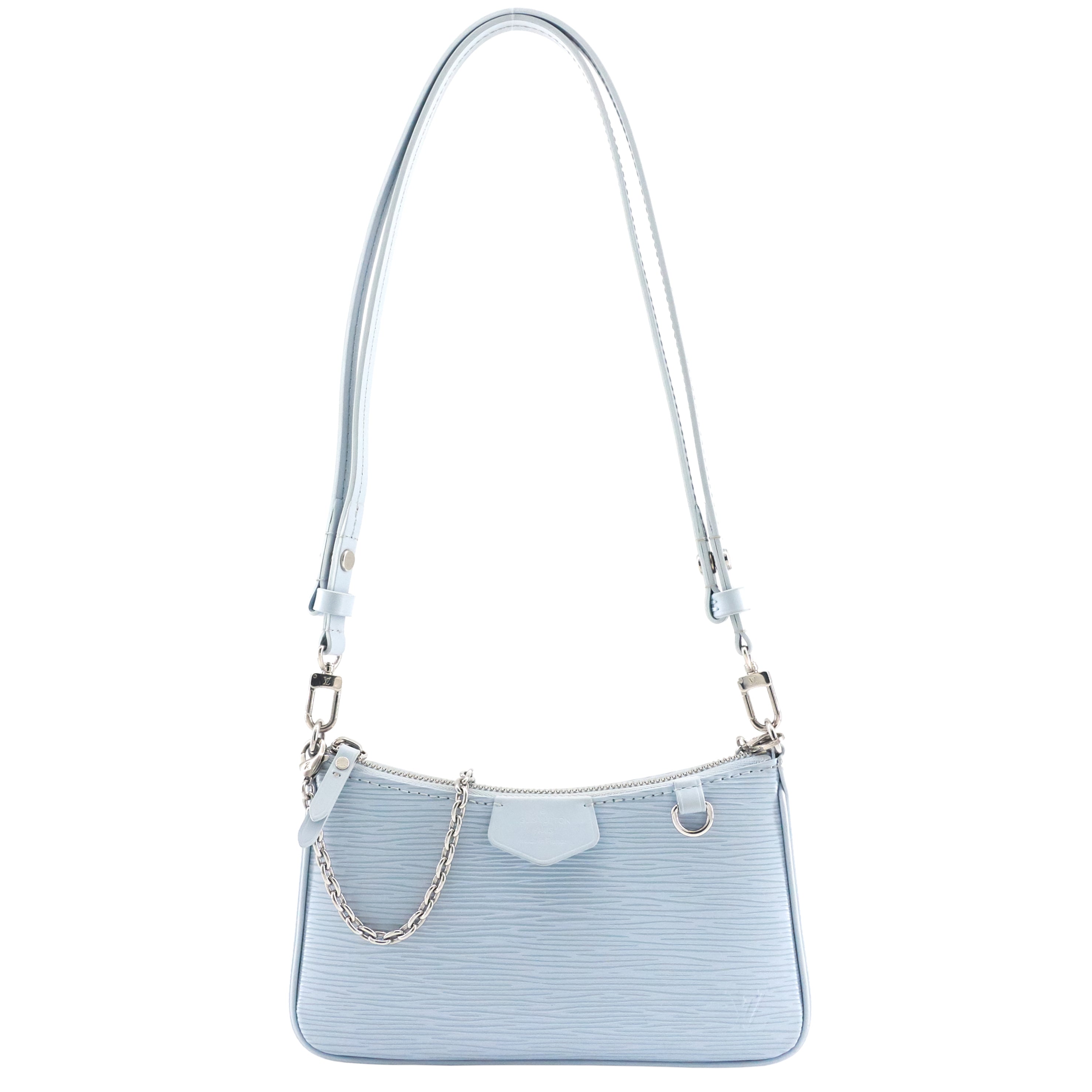 Louis Vuitto Easy Pouch on Strap Blue Epi Leather Bag