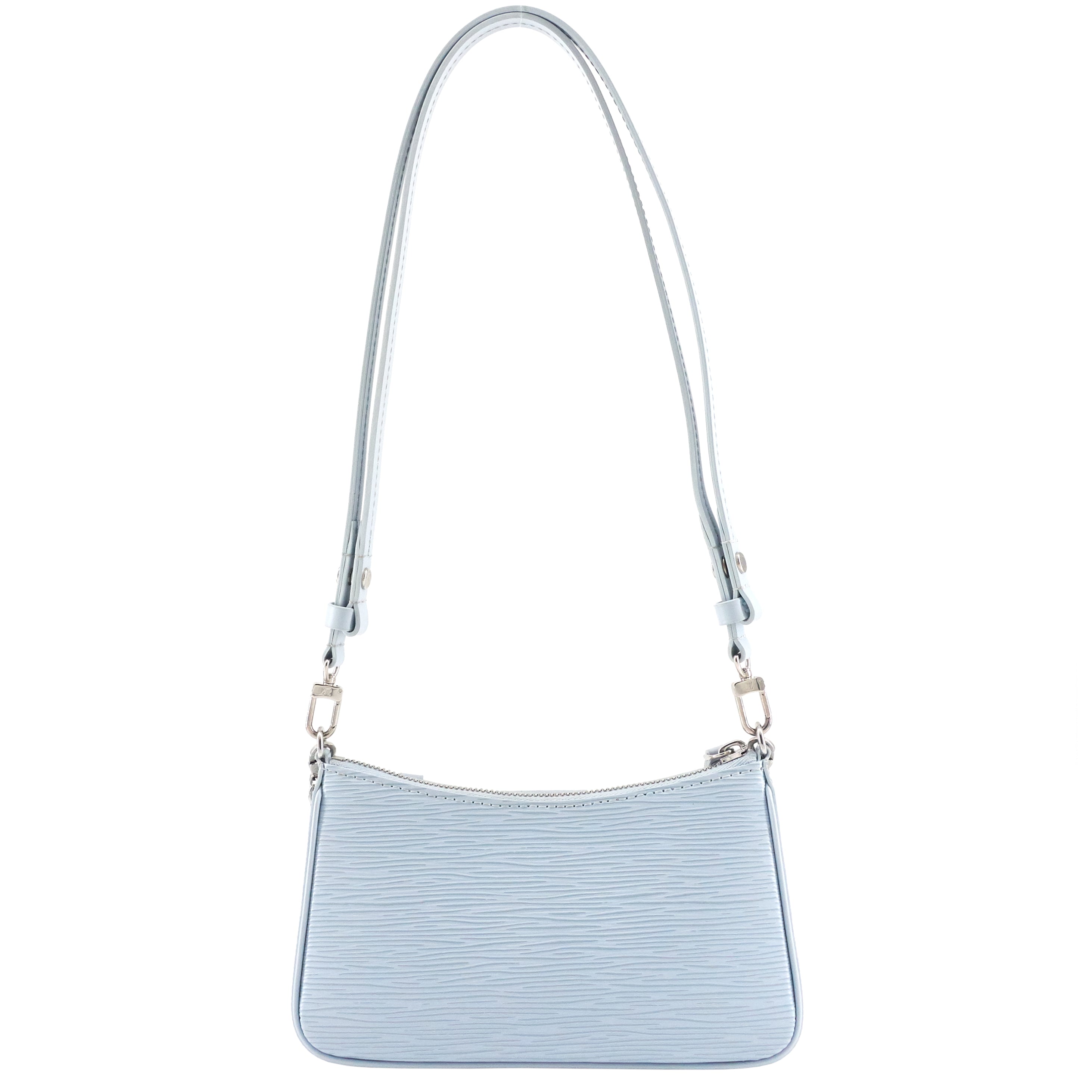 Louis Vuitto Easy Pouch on Strap Blue Epi Leather Bag