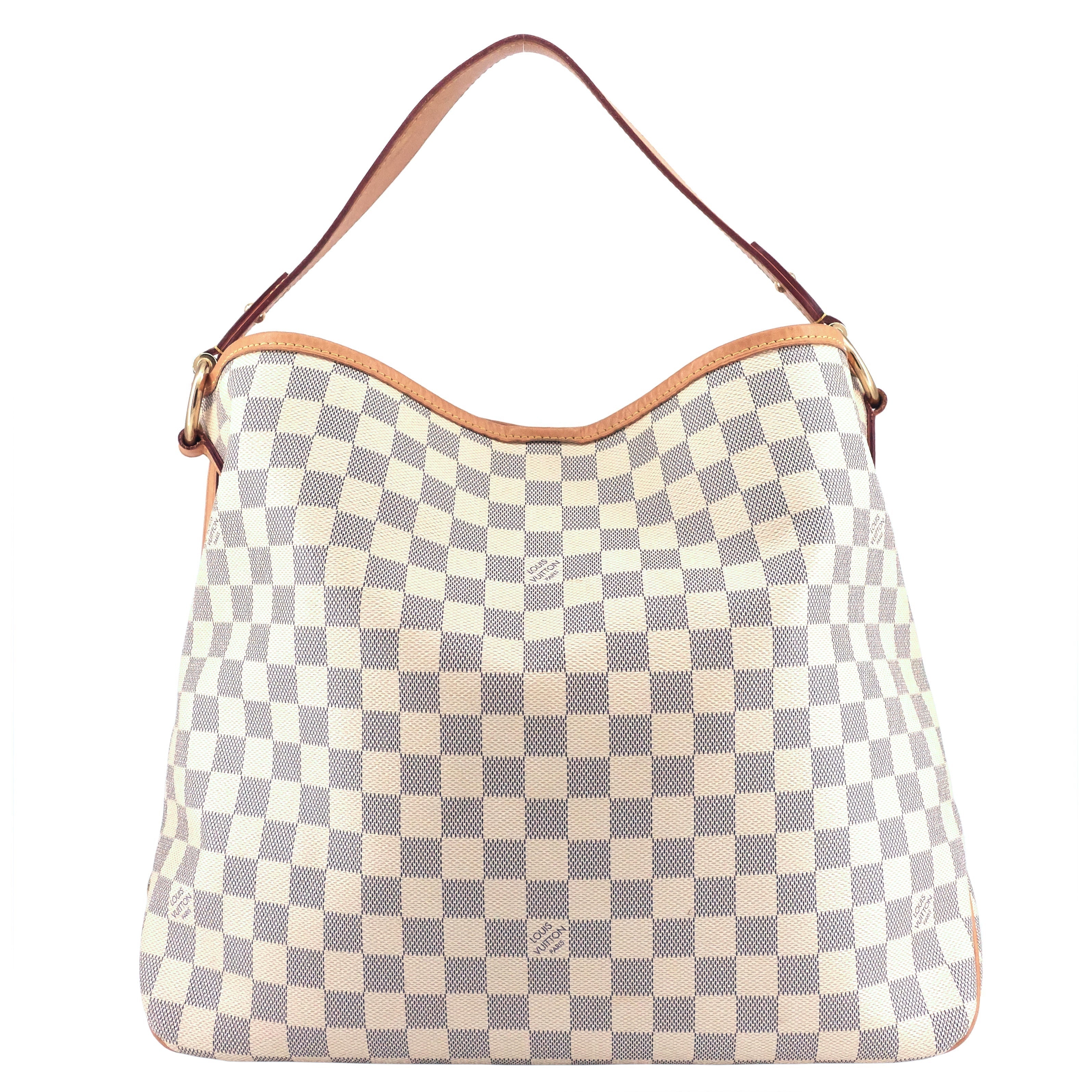 Louis Vuitto Delightful MM Damier Azur Canvas Bag