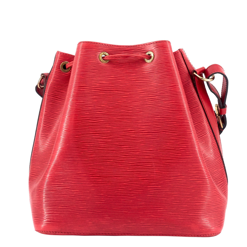 Louis Vuitto Noe Large Red Epi Leather Bag