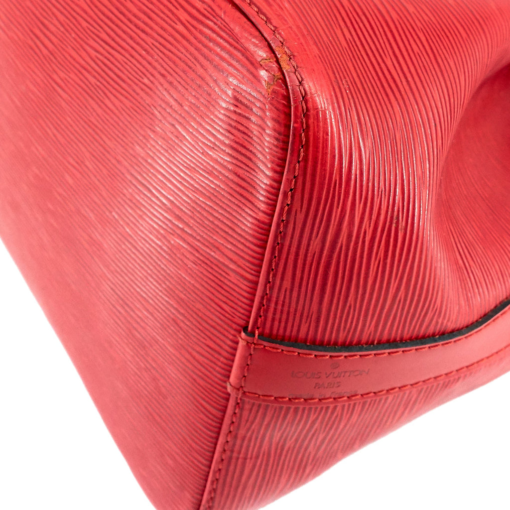 Louis Vuitto Noe Large Red Epi Leather Bag
