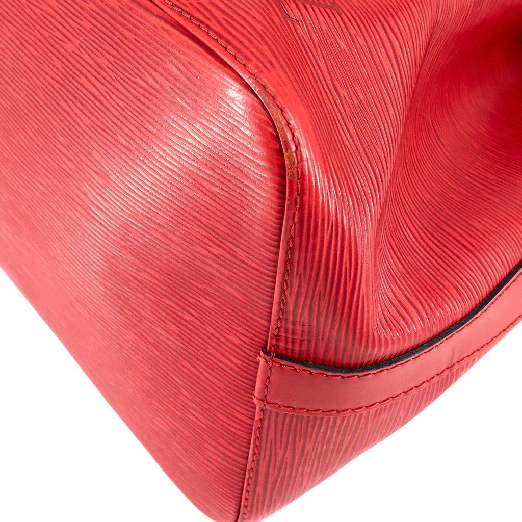 Louis Vuitto Noe Large Red Epi Leather Bag