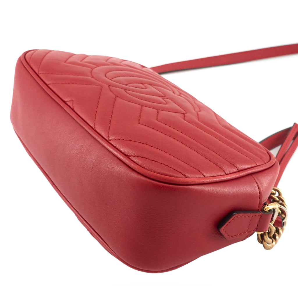 Gucci GG Marmont Small MatelassÃ© Calfskin Shoulder Bag