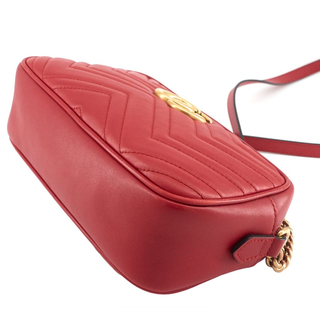 Gucci GG Marmont Small MatelassÃ© Calfskin Shoulder Bag